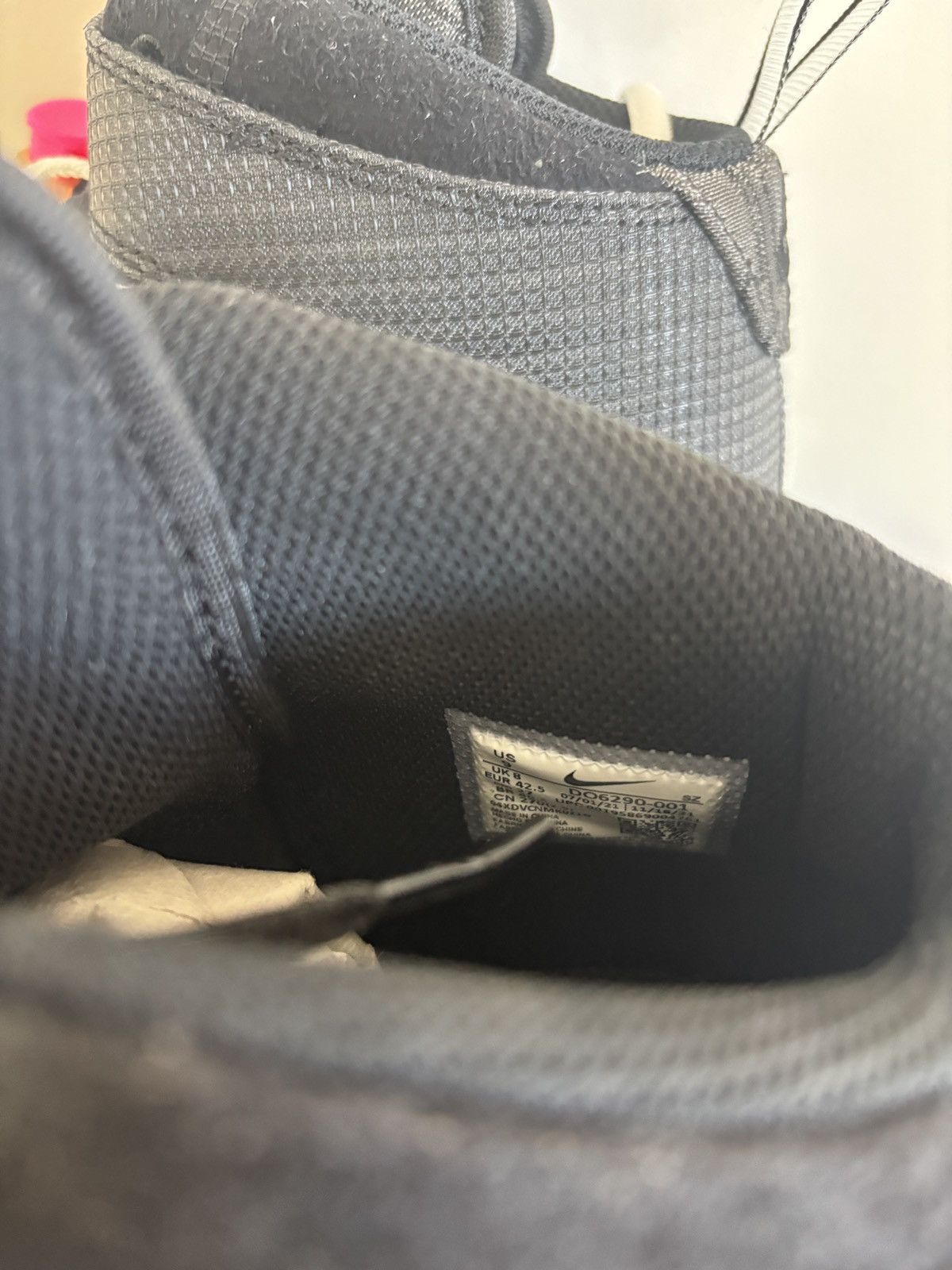 Nike × Off-White Off-White Air Force 1 Mid Black Size US 9 / EU 42 - 6 Thumbnail