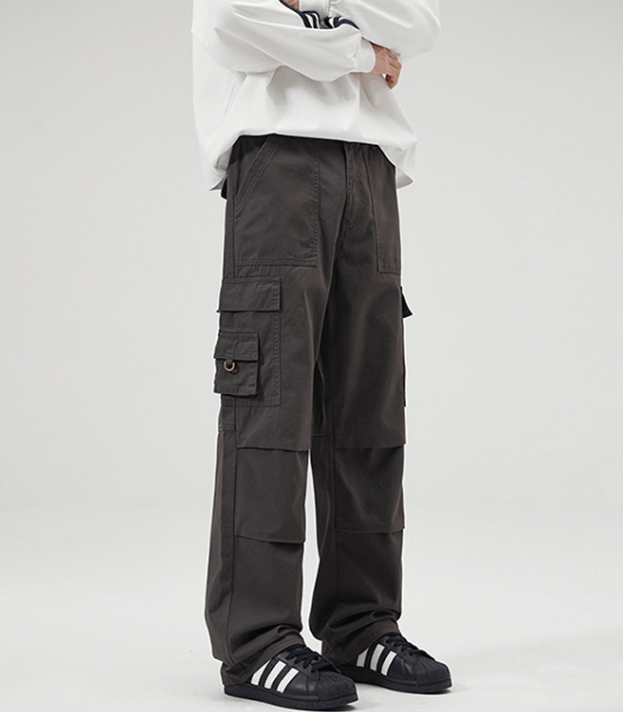Japanese Brand × Jean Washed vintage multi-pocket baggy cargo jeans Size US 32 / EU 48 - 2 Thumbnail