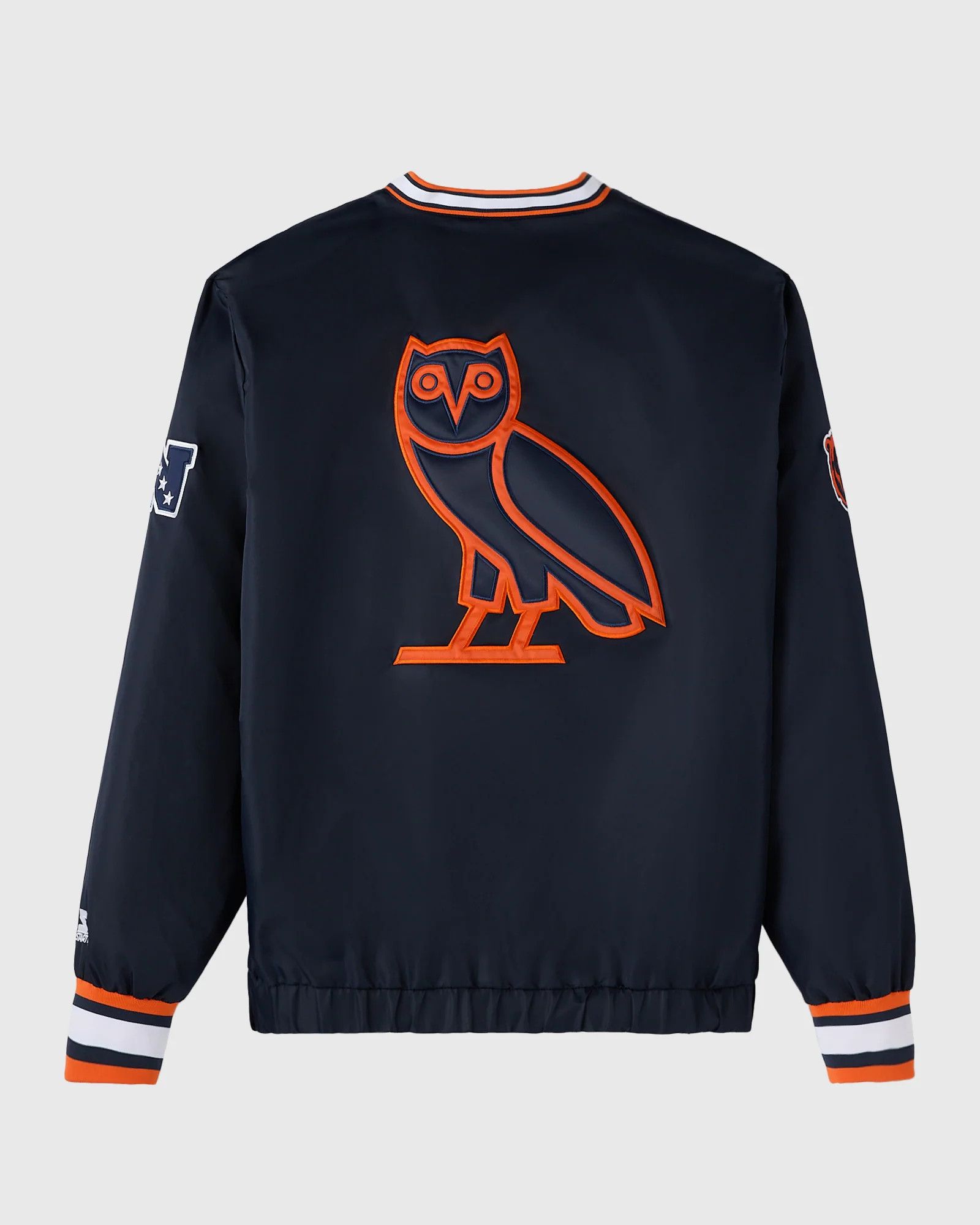 Drake OVO x NFL CHICAGO BEARS STARTER TRAINER PULLOVER JACKET Size US XL / EU 56 / 4 - 8 Thumbnail