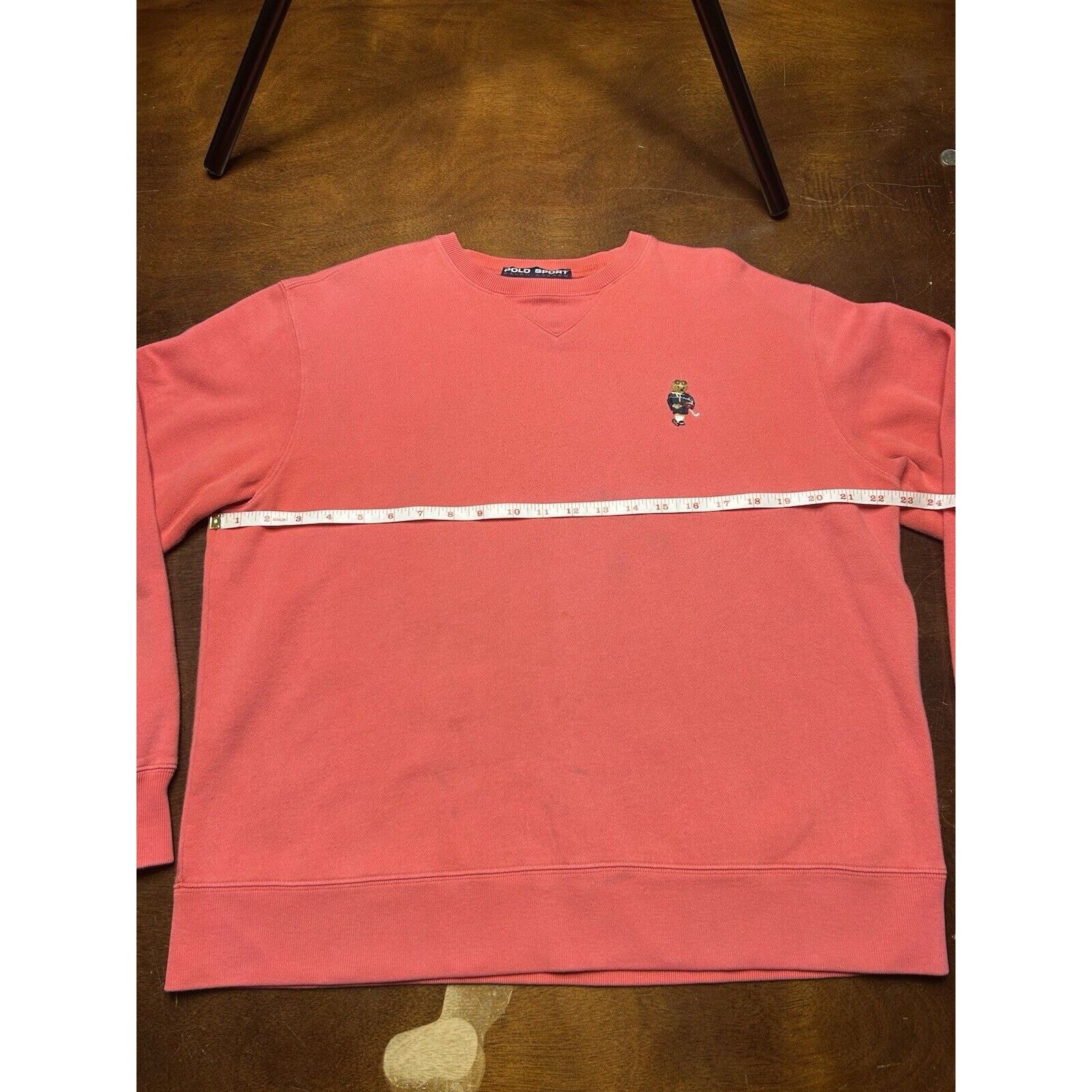 Polo Ralph Lauren 90s/Y2K Polo Sport Ralph Lauren Golf Polo Bear Pink Crewneck Size US M / EU 48-50 / 2 - 6 Thumbnail
