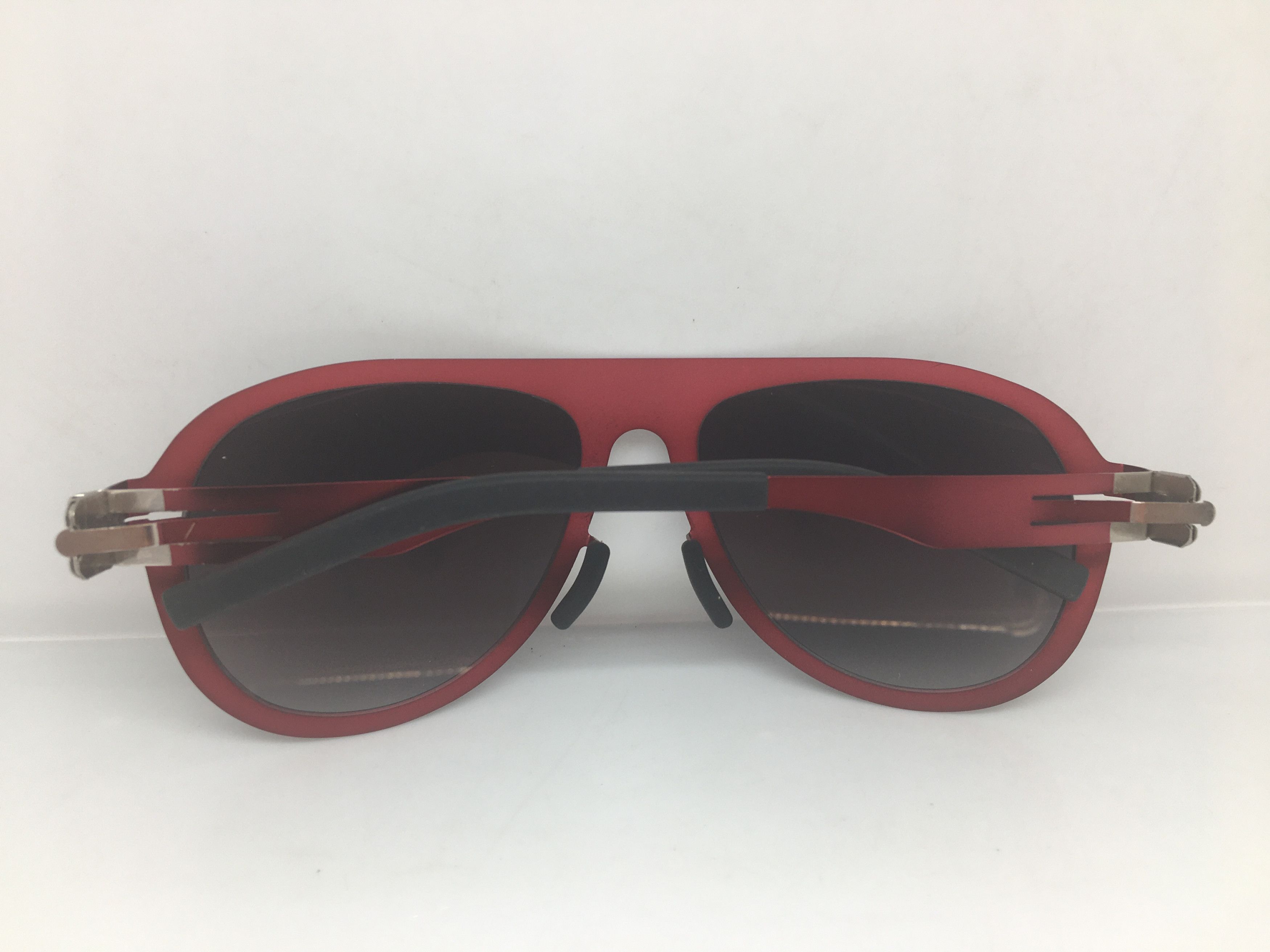 Other FEADERZ YEPERDOODLE Red Silver Alloy Aviator Sunglasses Size ONE SIZE - 8 Thumbnail