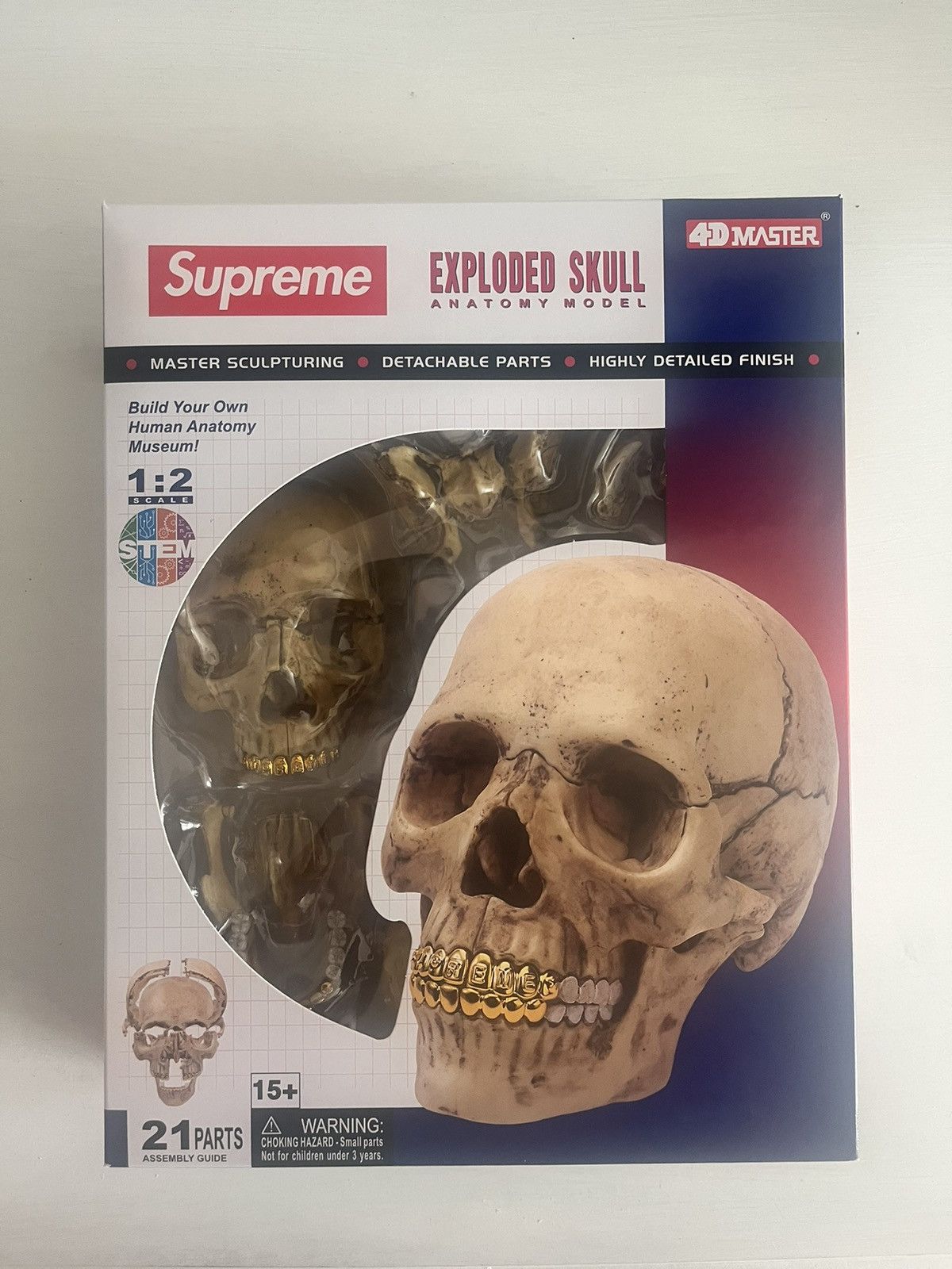 image of Supreme Exploded Skull in White, Men's