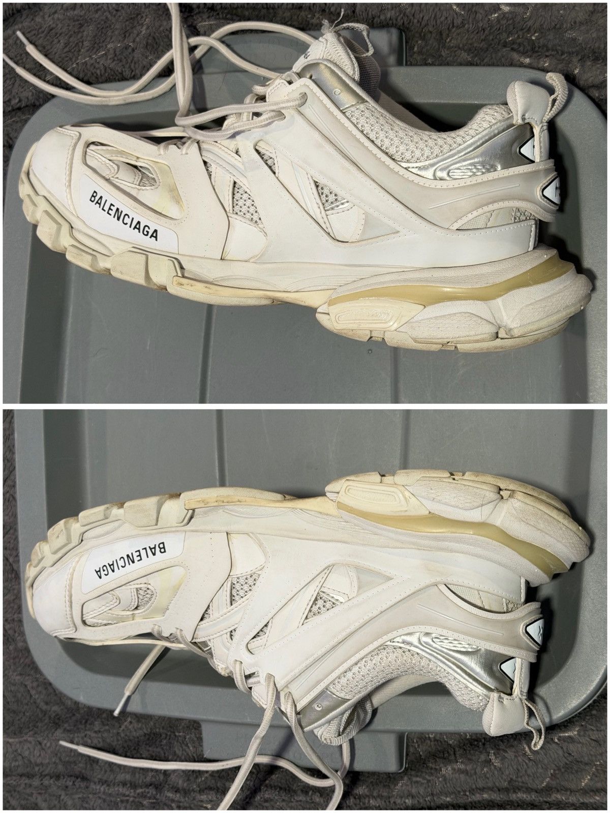 Balenciaga White Balenci Tracks Size US 11 / EU 44 - 2 Thumbnail