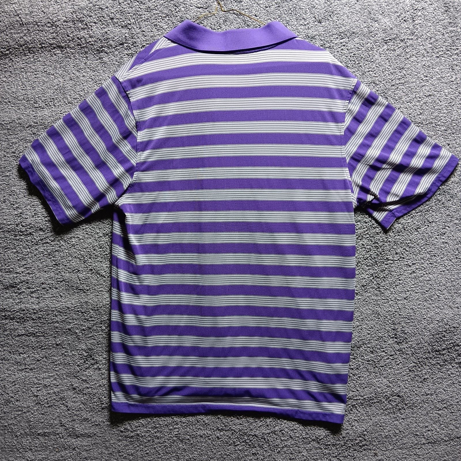 Great Northwest Great Northwest Men’s Polo XL Purple Striped Classic Fit Size US XL / EU 56 / 4 - 3 Thumbnail