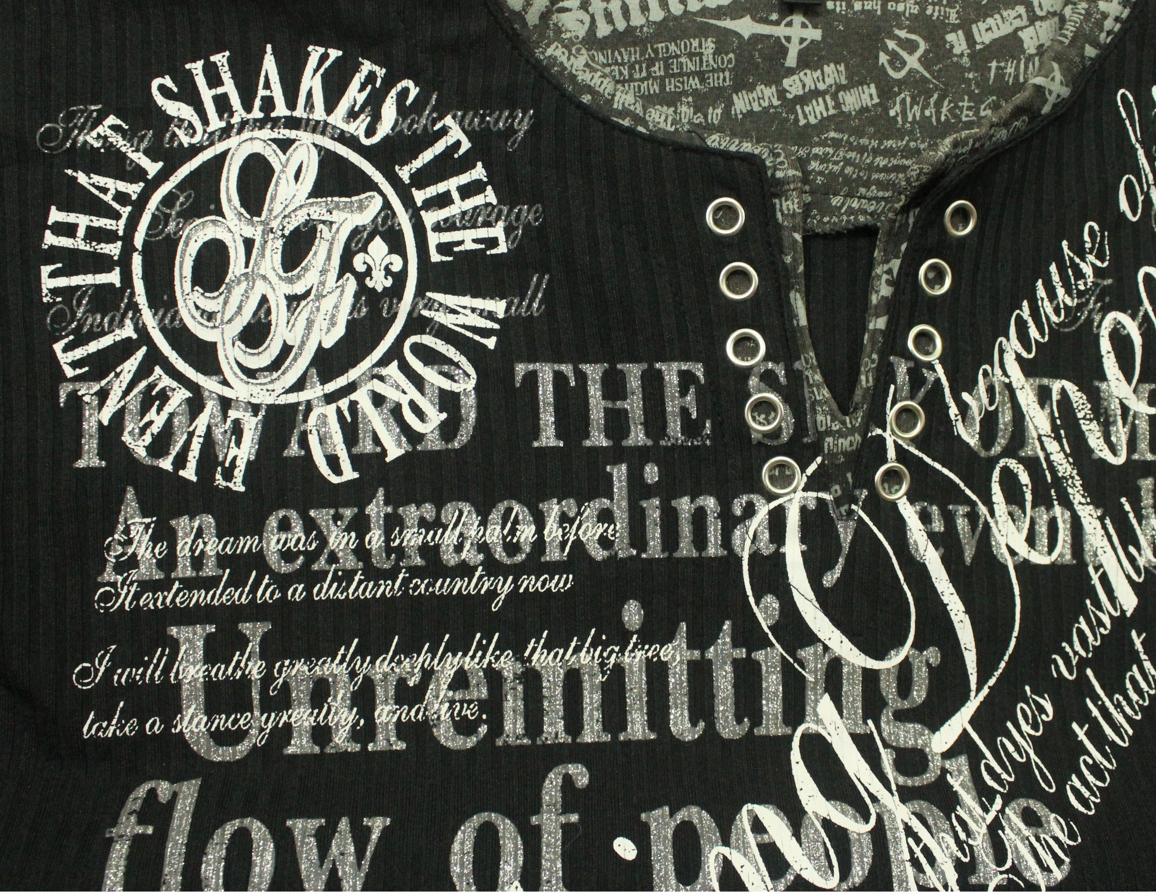 Japanese Brand BEAUMONT CARR Shirt Poem Punk Grunge Gothic Emo Hysteric Size US L / EU 52-54 / 3 - 9 Thumbnail