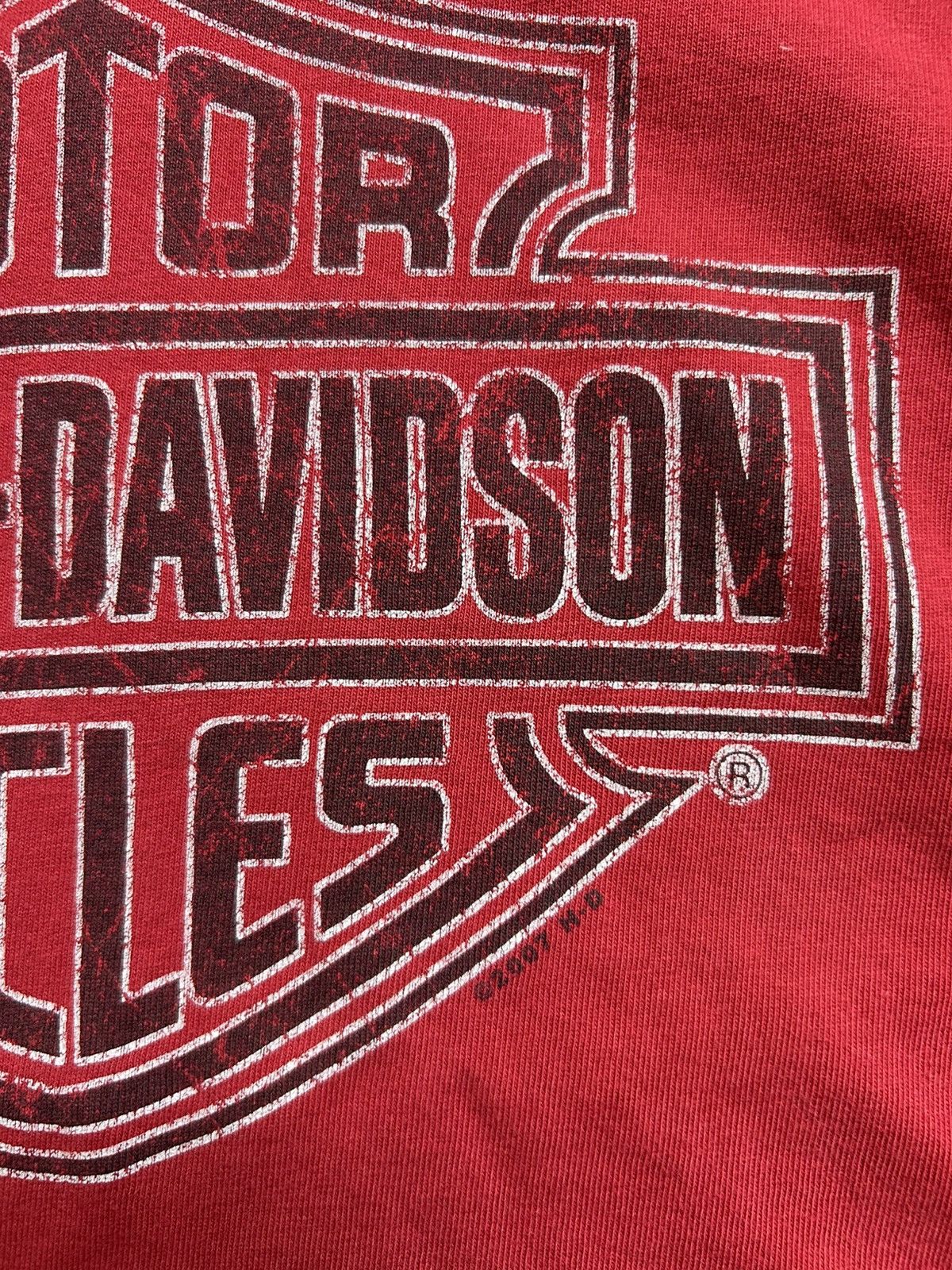 Vintage Vintage Y2K Harley Two Tone Long Sleeve 2007 Made in USA Size US XL / EU 56 / 4 - 3 Thumbnail