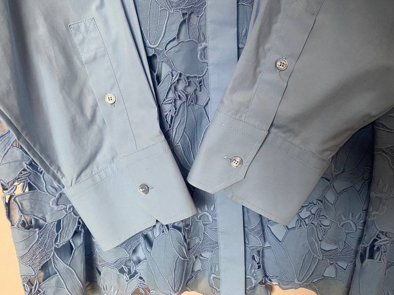 Valentino RRP 2900$ VALENTINO GARAVANI 2021 Long-Sleeve Lace Shirt Size XL / US 12-14 / IT 48-50 - 6 Thumbnail