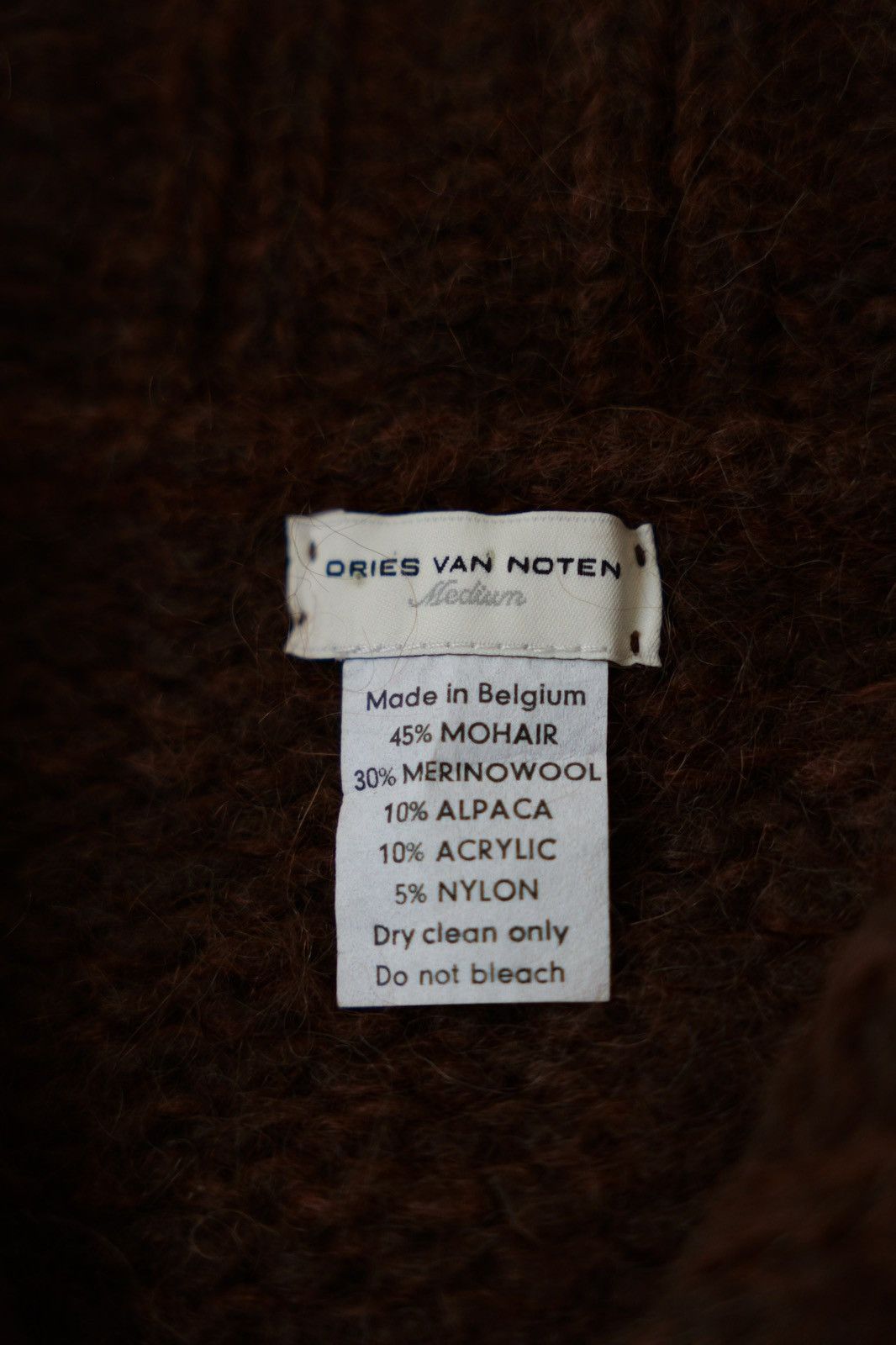 Dries Van Noten DRIES VAN NOTEN 2000s Mohair Knit Sweater Size US M / EU 48-50 / 2 - 2 Thumbnail