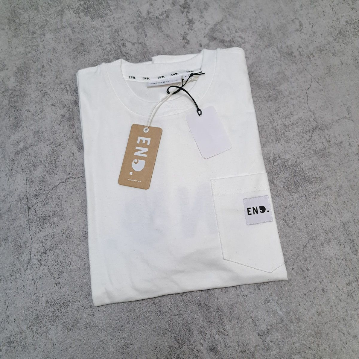 Carhartt Wip × END. Carhartt WIP x END T-Shirt American Crewneck w/ Pocket NWT Size US L / EU 52-54 / 3 - 15 Thumbnail