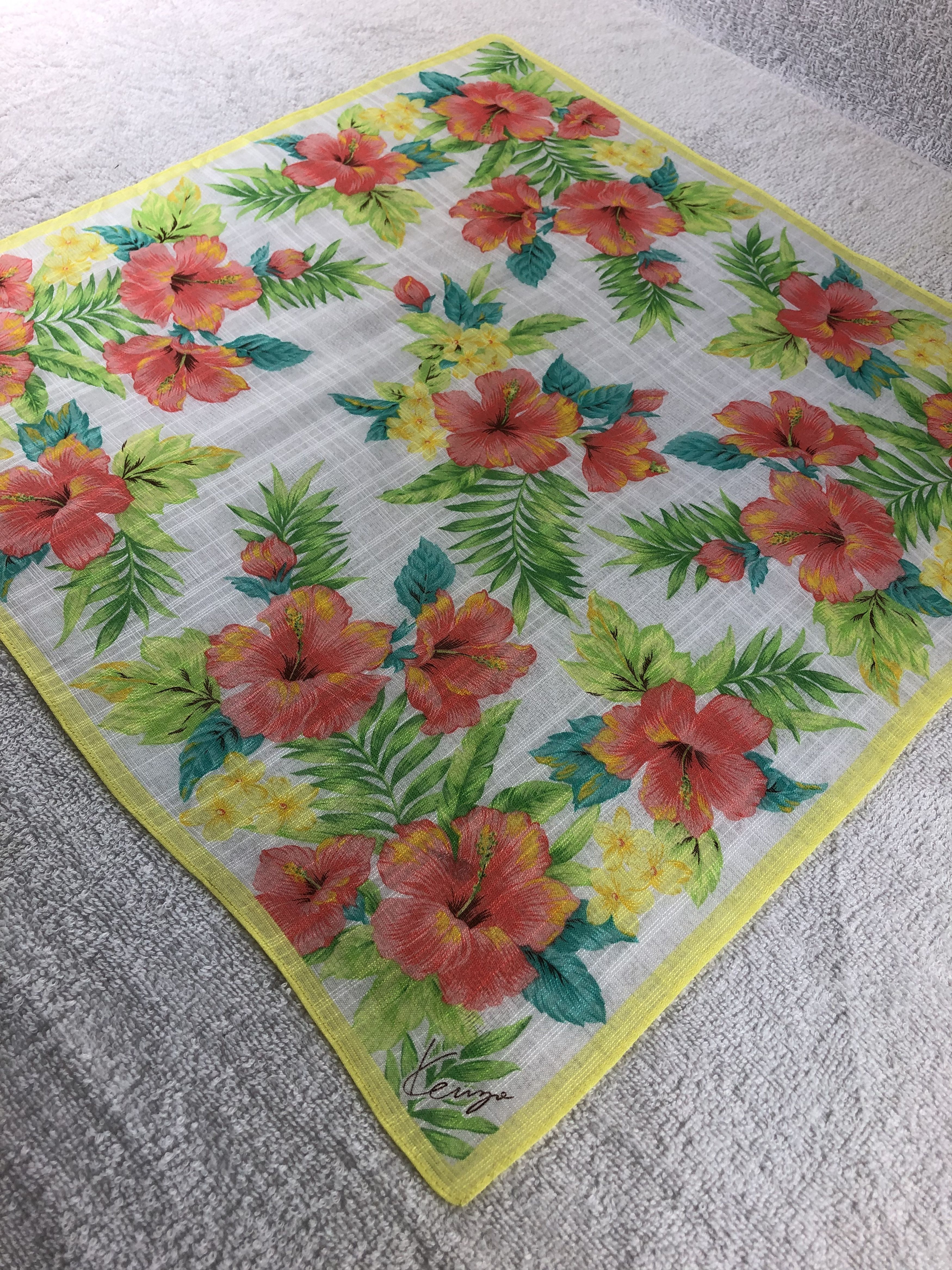 Kenzo × Vintage Kenzo Handkerchief / Bandana / Neckerchief Size ONE SIZE - 4 Thumbnail