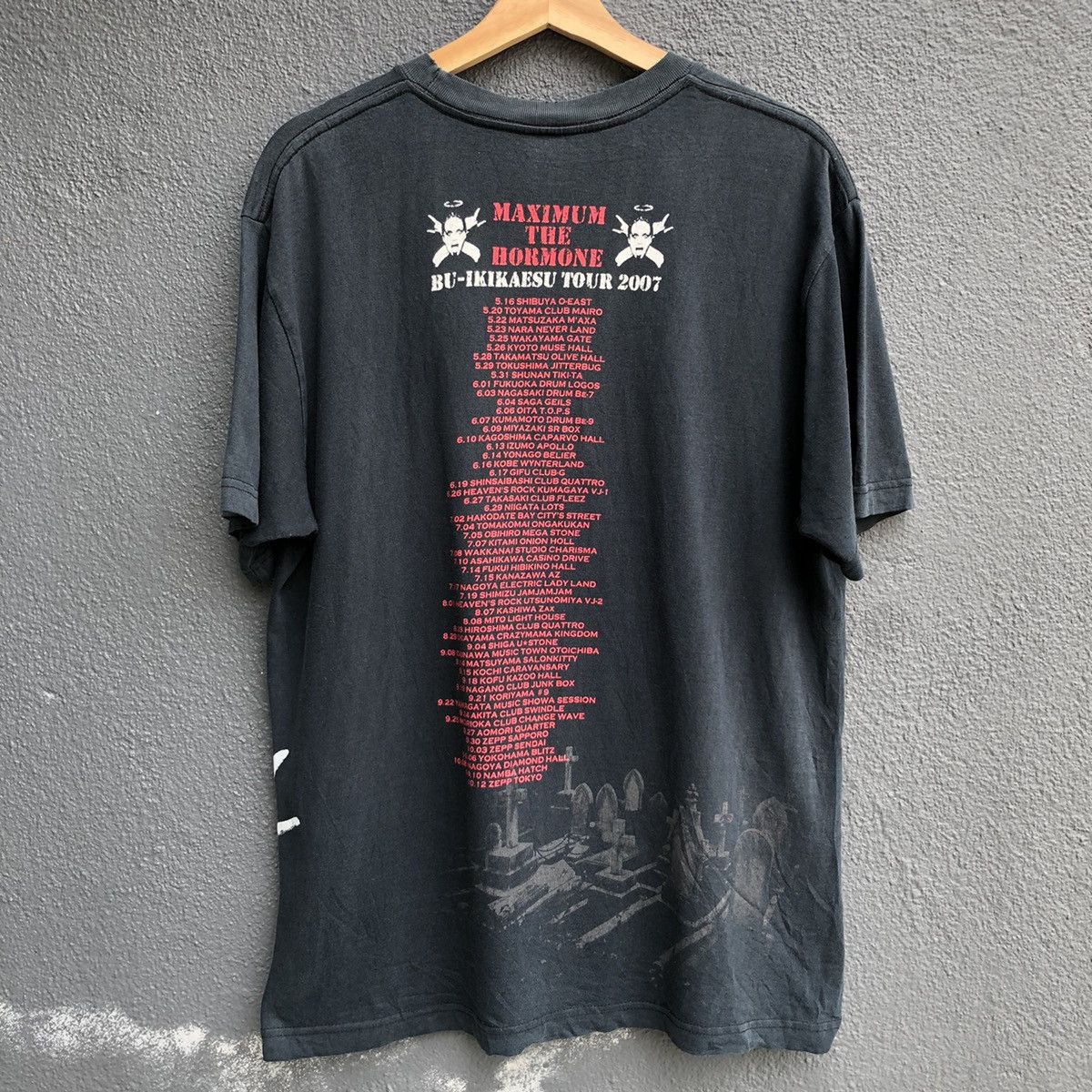 Band Tees 💢Distressed💢 Maximum The Hormone Tour 2007 x Rolling Cradle Size US L / EU 52-54 / 3 - 9 Thumbnail
