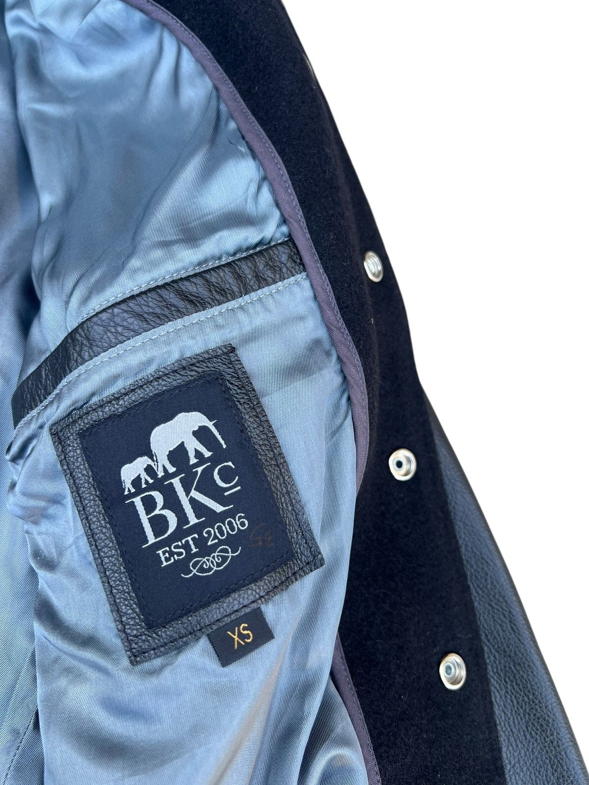 The Brooklyn Circus 2013 The Brooklyn Circus Leather Sleeve Varsity Jacket Size US XS / EU 42 / 0 - 14 Thumbnail