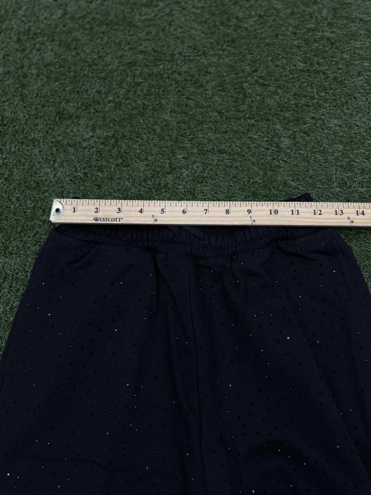 Saint Vanity Size S - Saint Vanity Black Rhinestone Sweatpants Authentic Size US 30 / EU 46 - 9 Thumbnail
