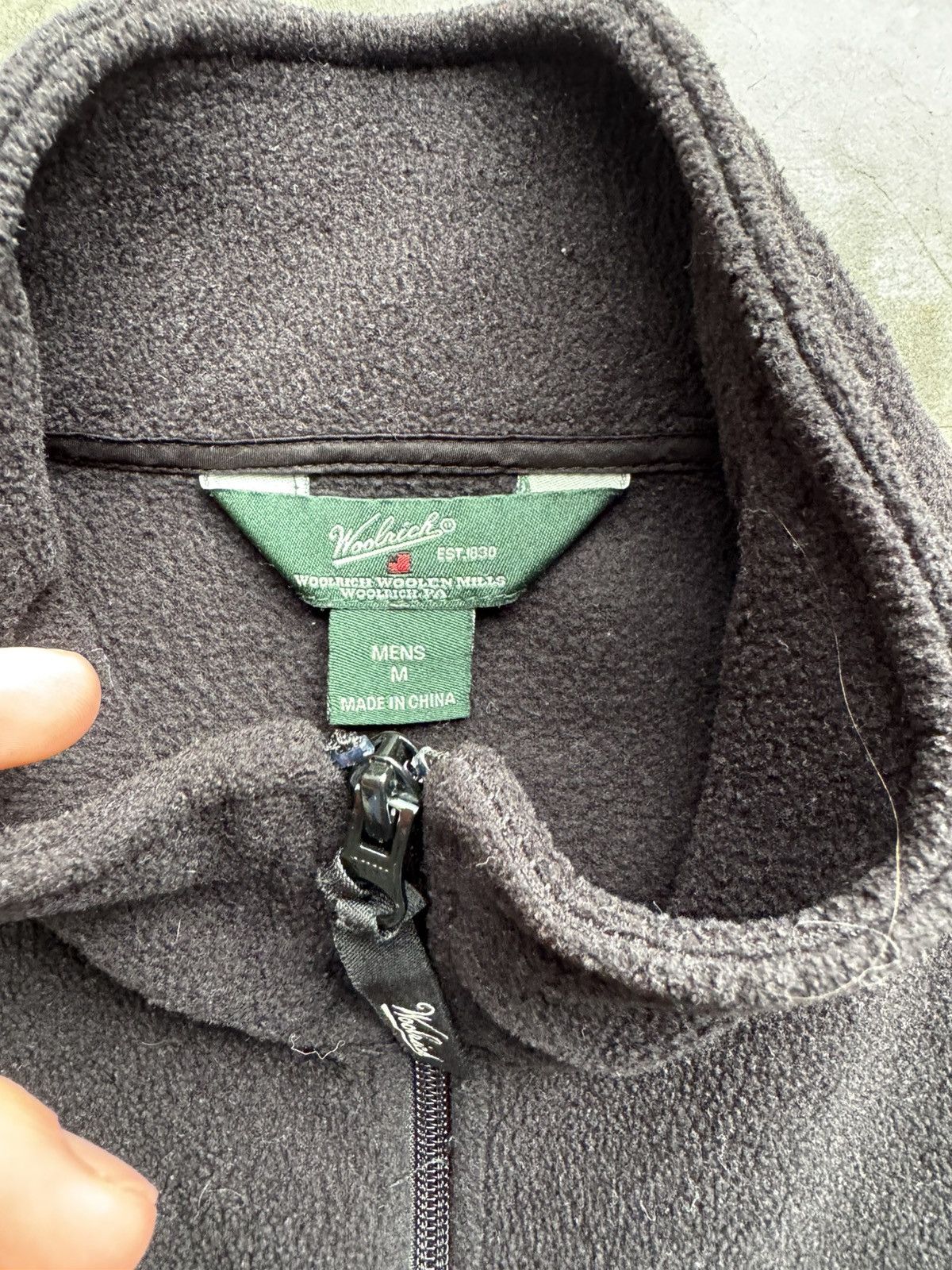 Woolrich Woolen Mills Vintage 90’s/00’s Woolrich Synchilla Fleece Black Vest Size US M / EU 48-50 / 2 - 3 Thumbnail