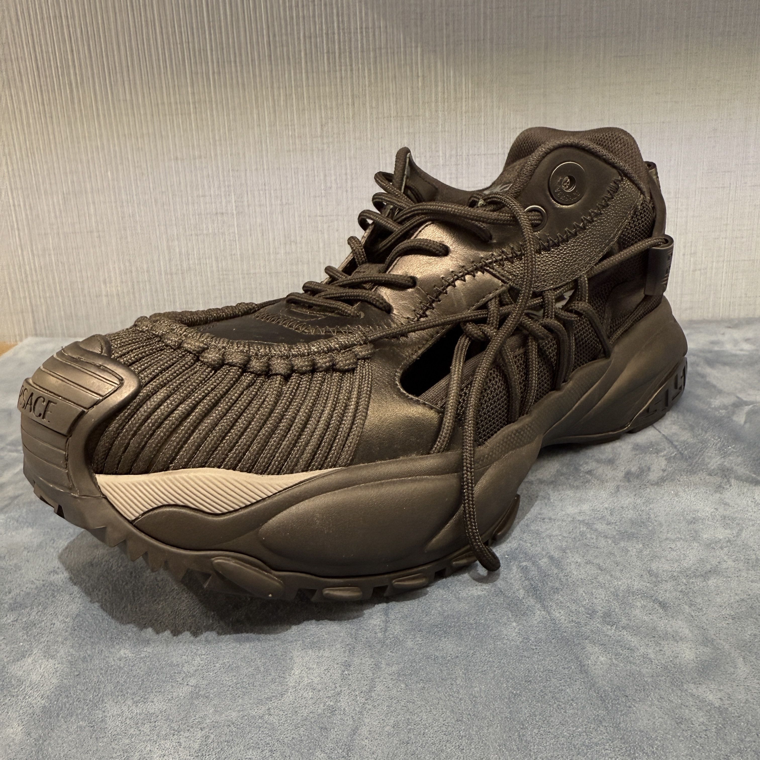 Versace VERSACE 1016711, Mercury M_VS_01 Men's Black Sneakers, 42 Size US 9 / EU 42 - 5 Thumbnail