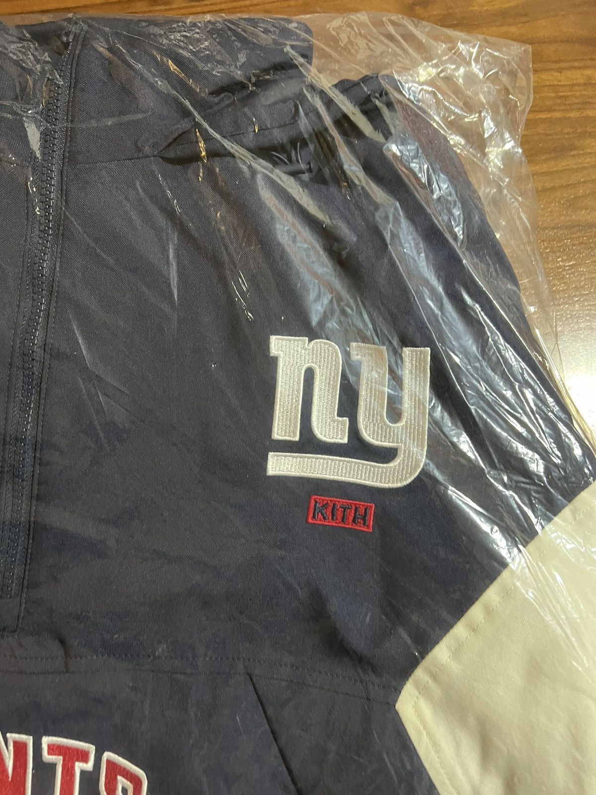 Kith × NFL Kith & '47 NFL New York Giants Quarter Zip Anorak With Hood Size US L / EU 52-54 / 3 - 11 Thumbnail