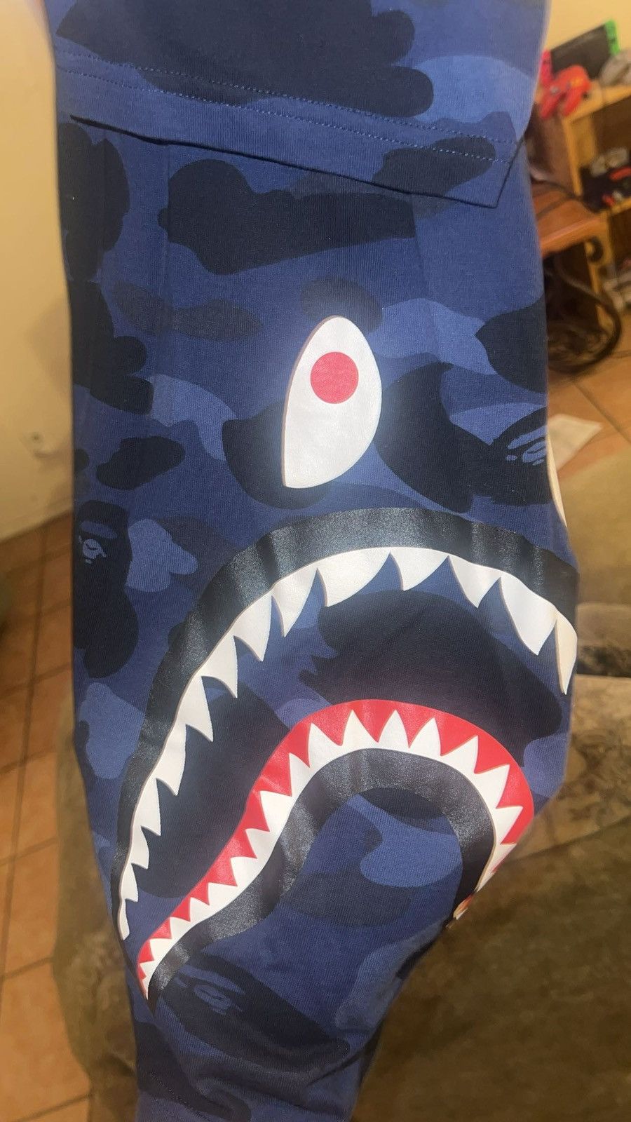 Bape COLOR CAMO SIDE SHARK TEE Size US XXL / EU 58 / 5 - 5 Thumbnail