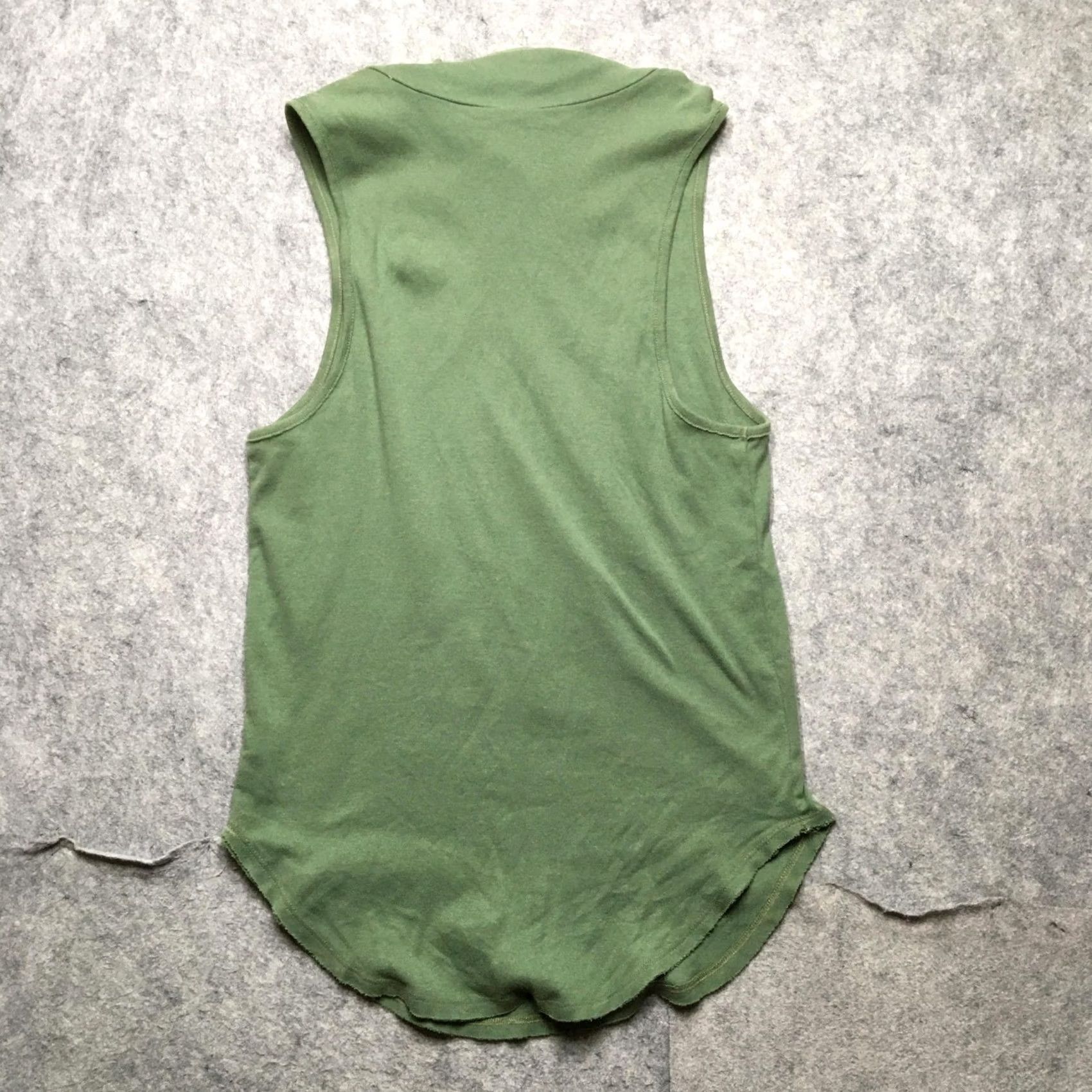 Free People Free People Tank Womens Medium Green Mock Turtleneck Sleeveless Made USA Size M / US 6-8 / IT 42-44 - 5 Thumbnail