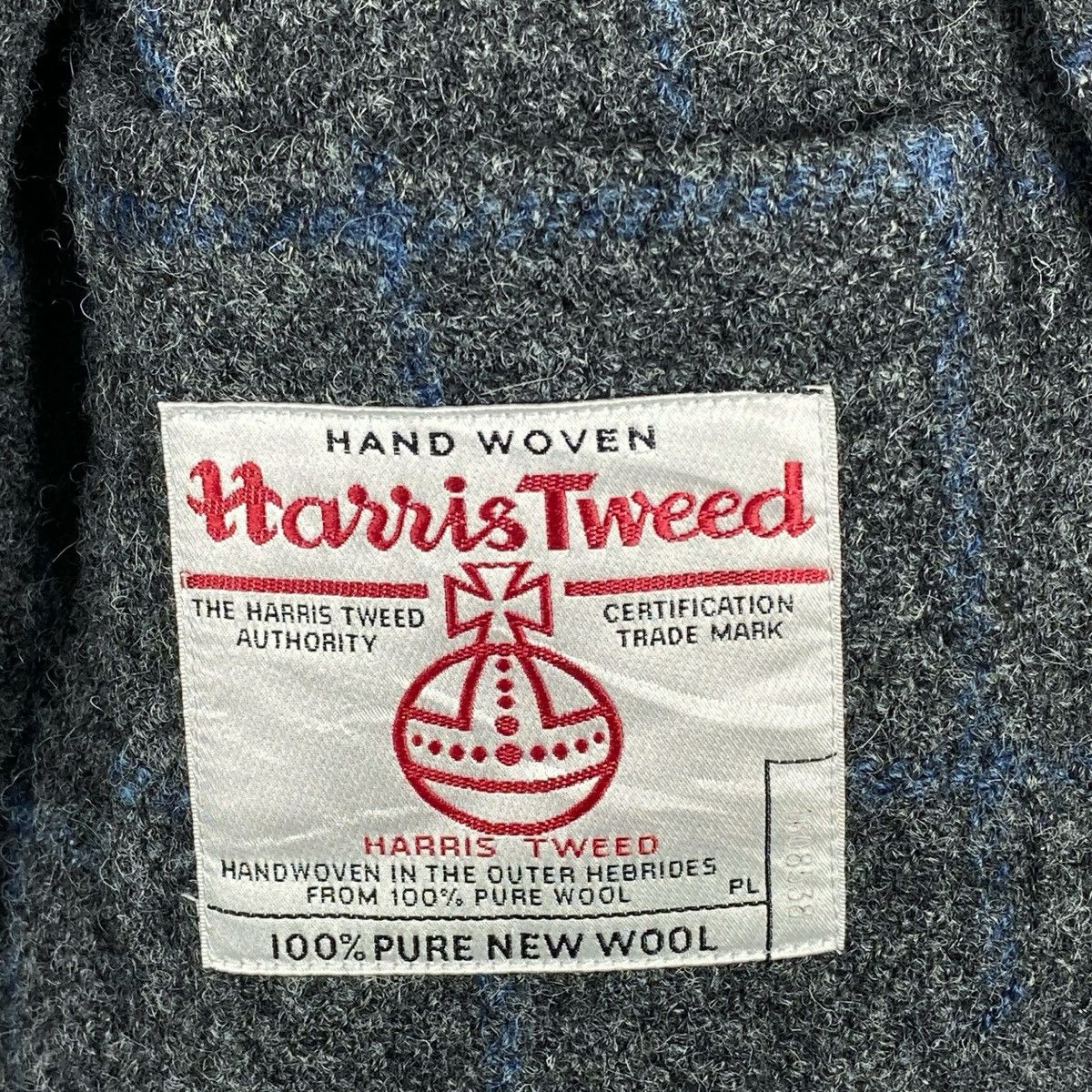 Harris Tweed Vintage FIDATO Harris Tweed Blazer Jacket Size 44S - 12 Thumbnail