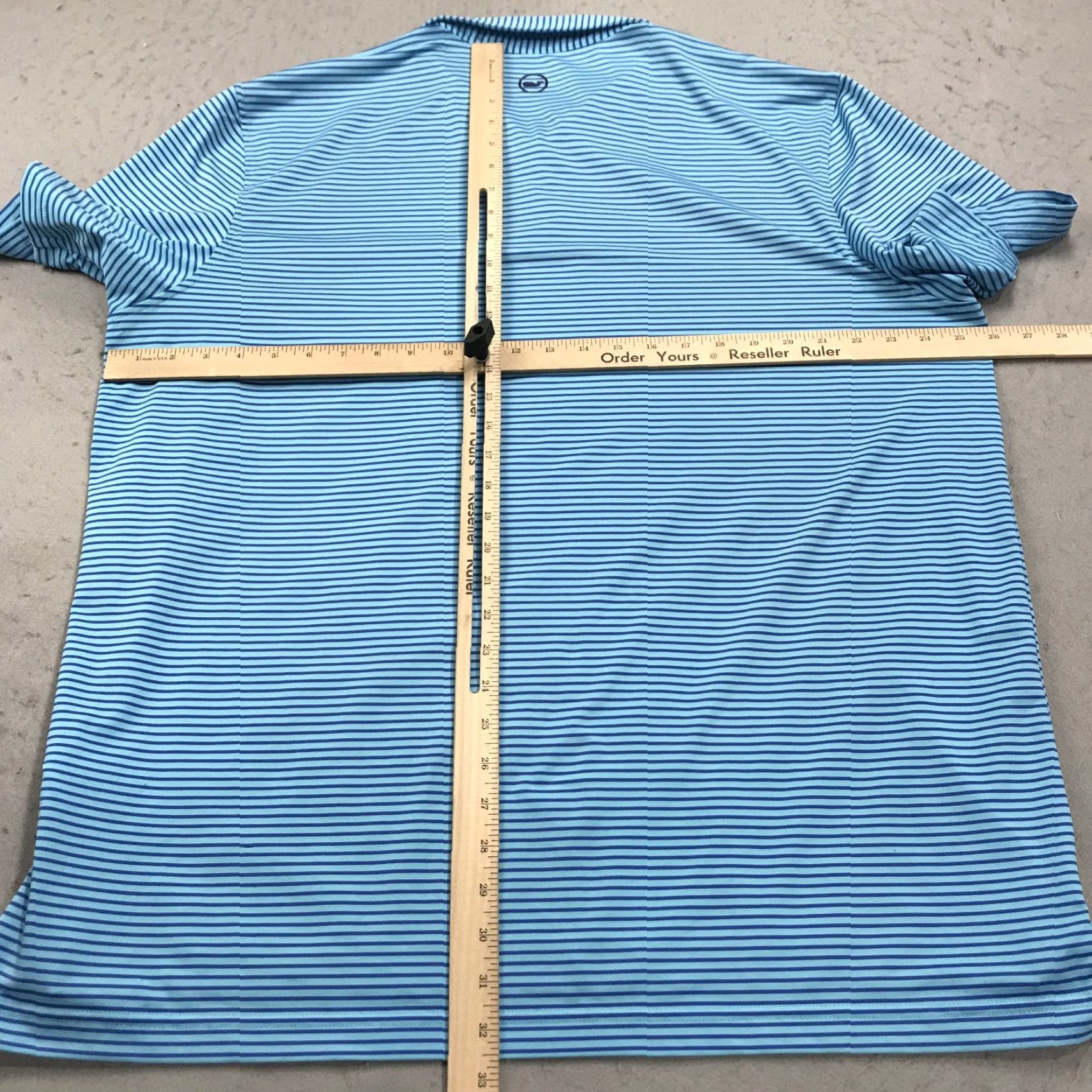 Vineyard Vines Vineyard Vines Polo Shirt Mens XL Blue Whale Striped Performance Golf Shirt Size US XL / EU 56 / 4 - 6 Thumbnail