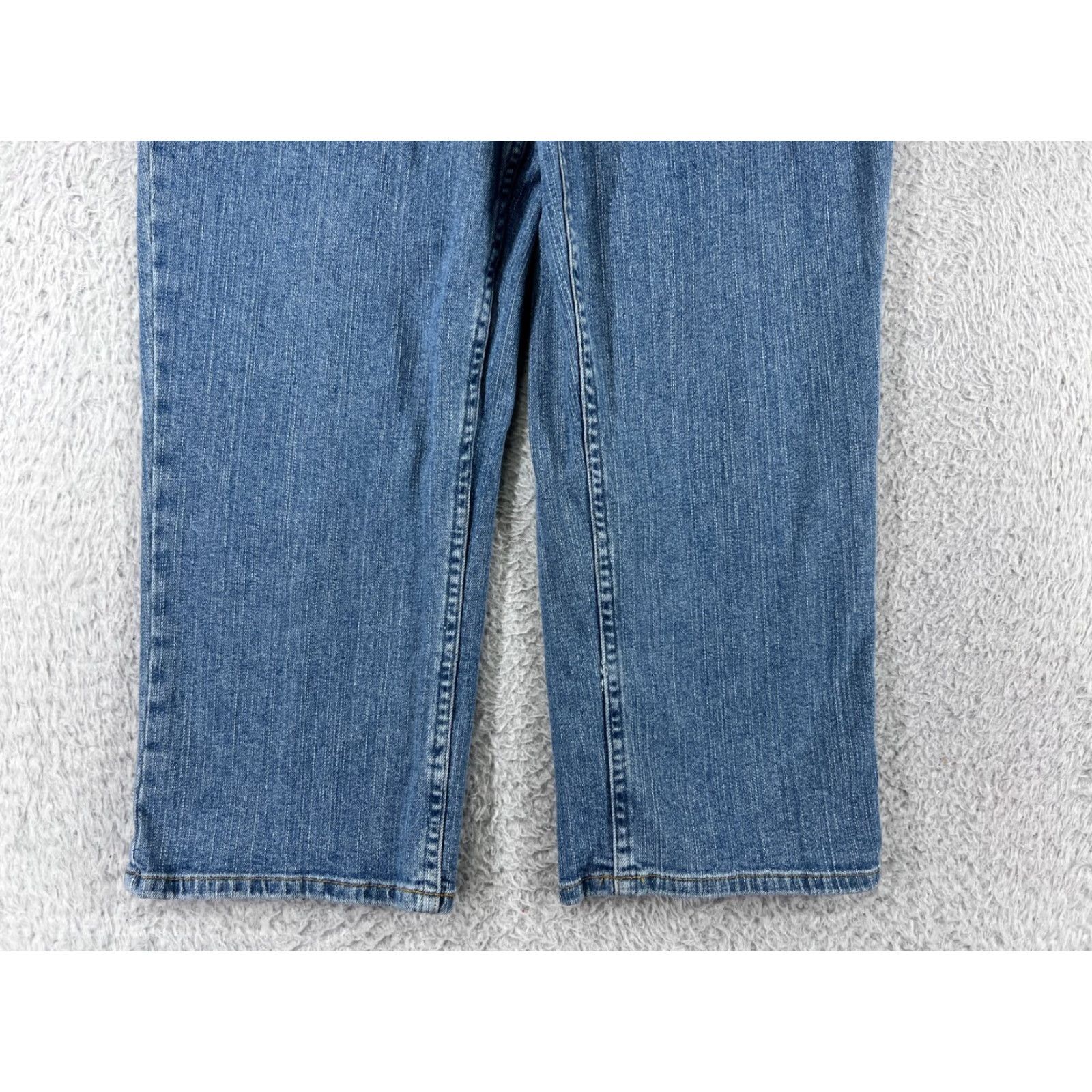 Vintage D&Co Jeans Womens 8 Capri Low Rise Blue Denim Medium Wash Cotton Blend 5-Pocket Size 30" / US 8 / IT 44 - 4 Thumbnail