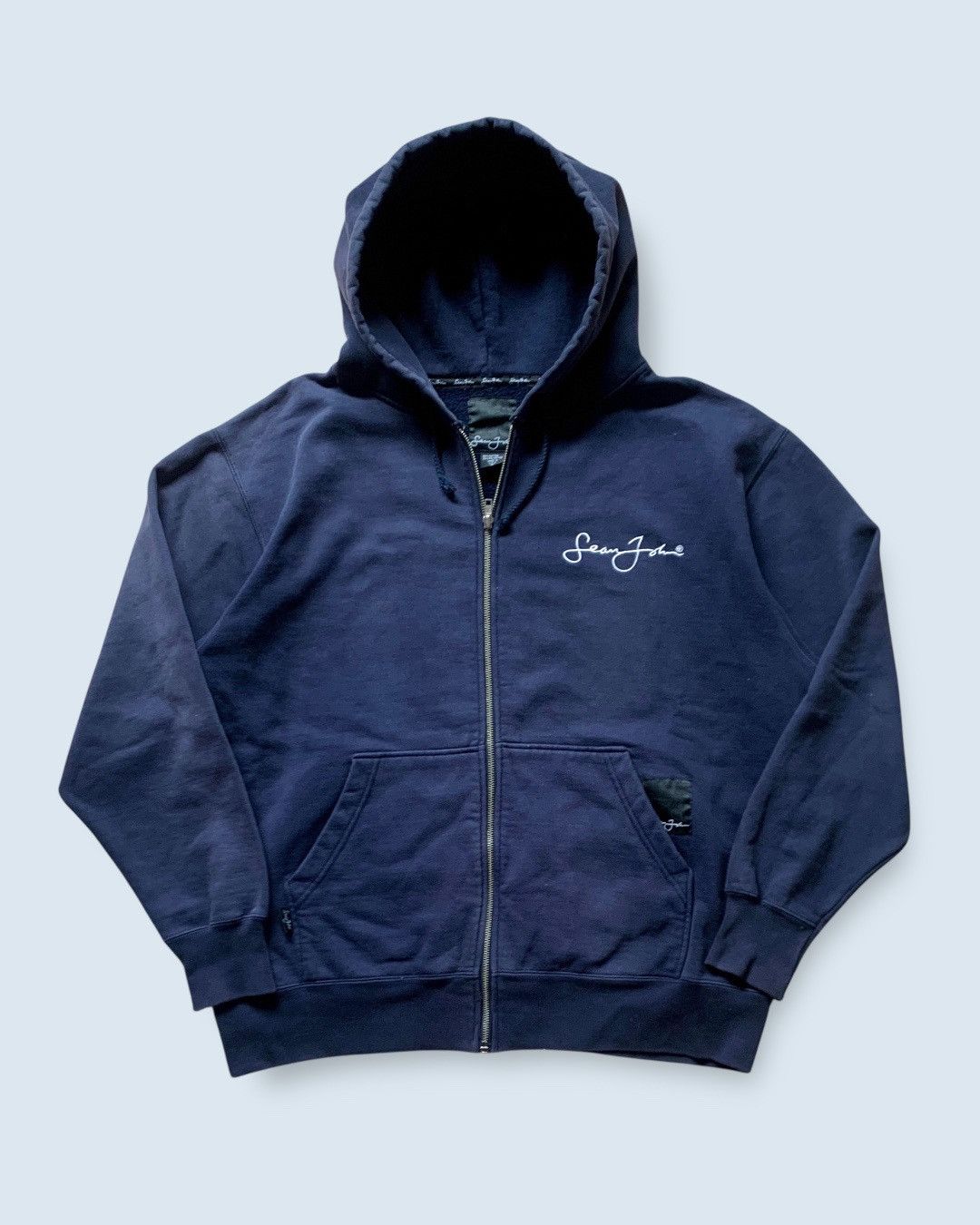 Sean John XL Vintage 90s / Y2K Sean John Embroided Oversize Hoodie Size US XL / EU 56 / 4 - 1 Thumbnail