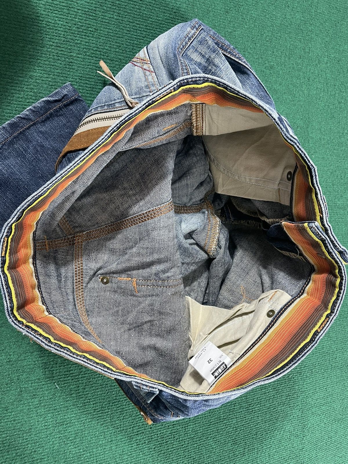 Edwin Vintage Edwin Distressed Jeans Flair Cut Size US 34 / EU 50 - 8 Thumbnail