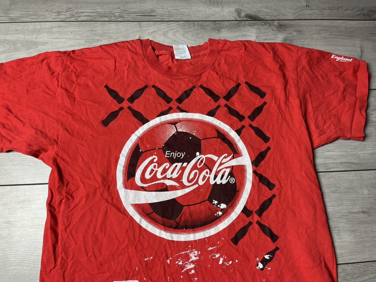 Coca Cola Coca cola T-shirt UEFA euro England 96 size XLarge Size US XL / EU 56 / 4 - 3 Thumbnail