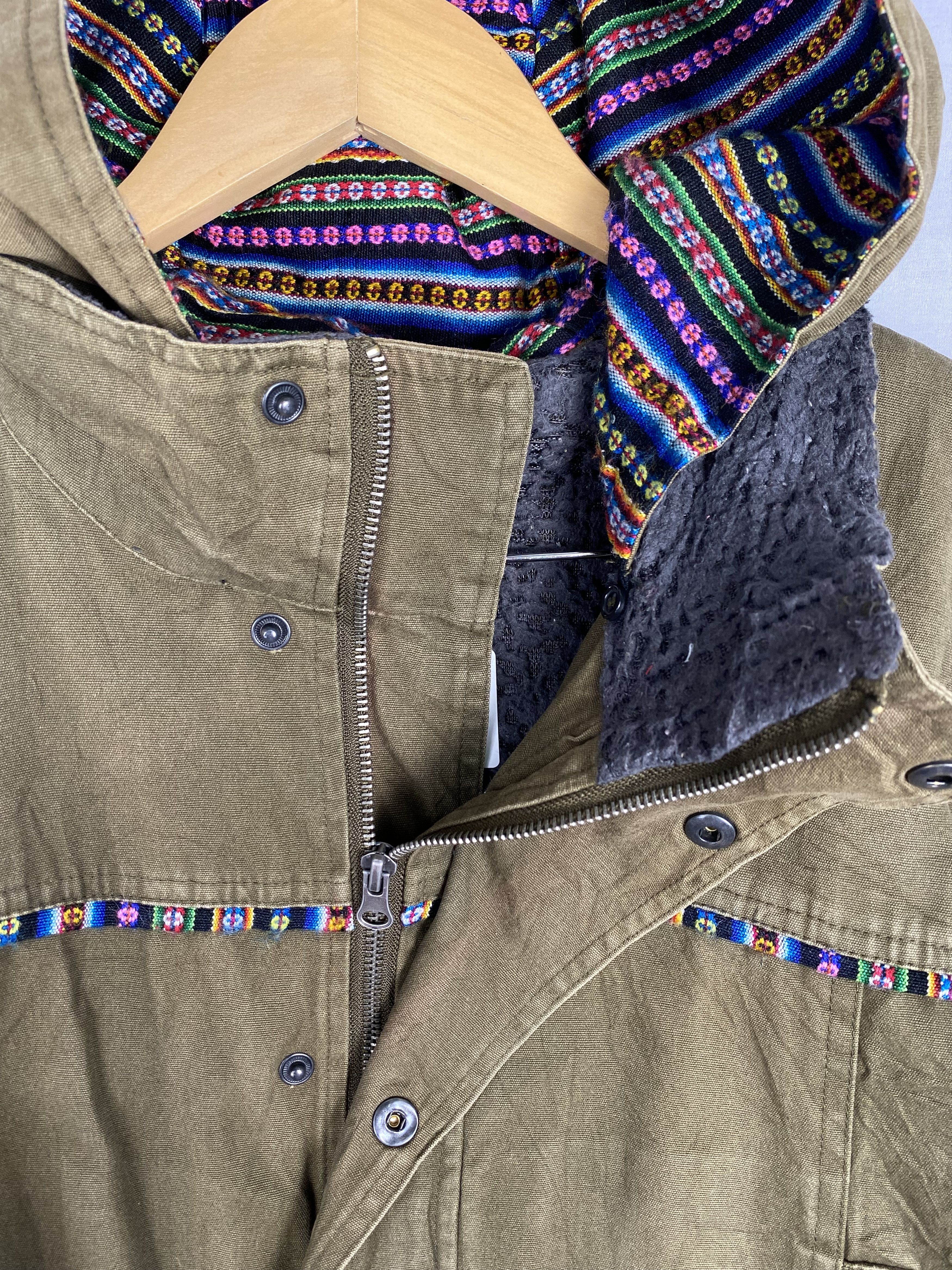 Japanese Brand Vintage Titicaca Hoodie Multi Pocket Tinder Trucker Jacket Size US M / EU 48-50 / 2 - 7 Thumbnail