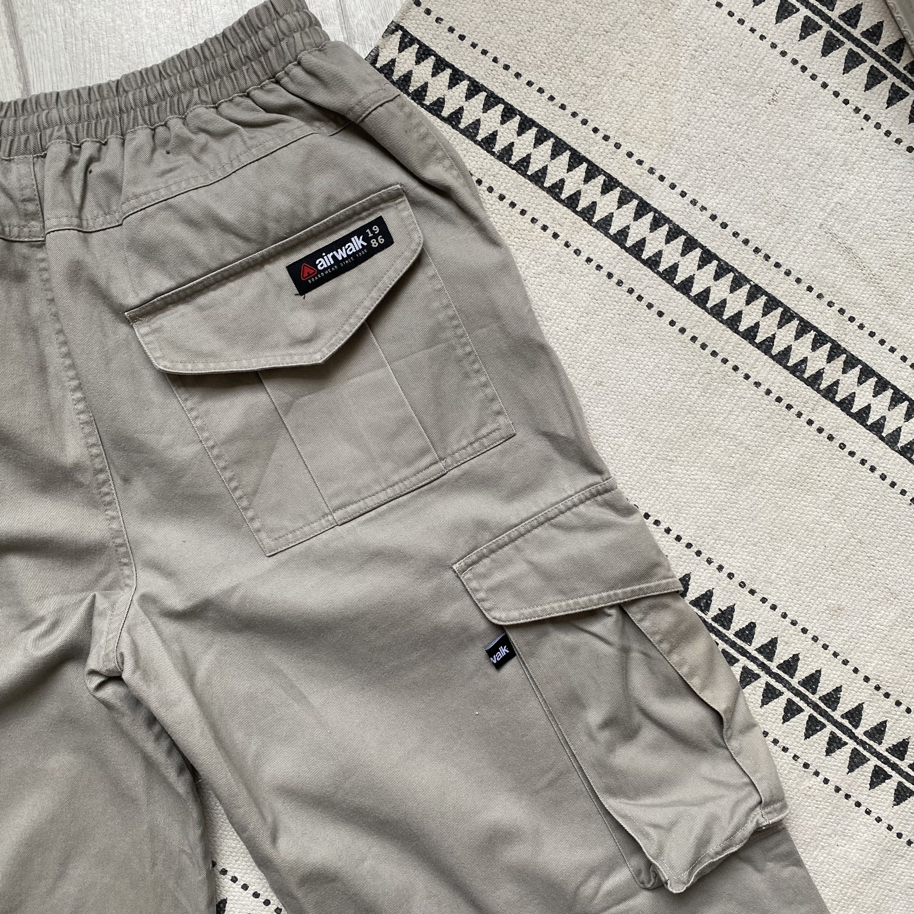 Airwalk Vintage Airwalk Cargo skater baggy pants Y2K Surf Rip curl Size US 30 / EU 46 - 8 Thumbnail