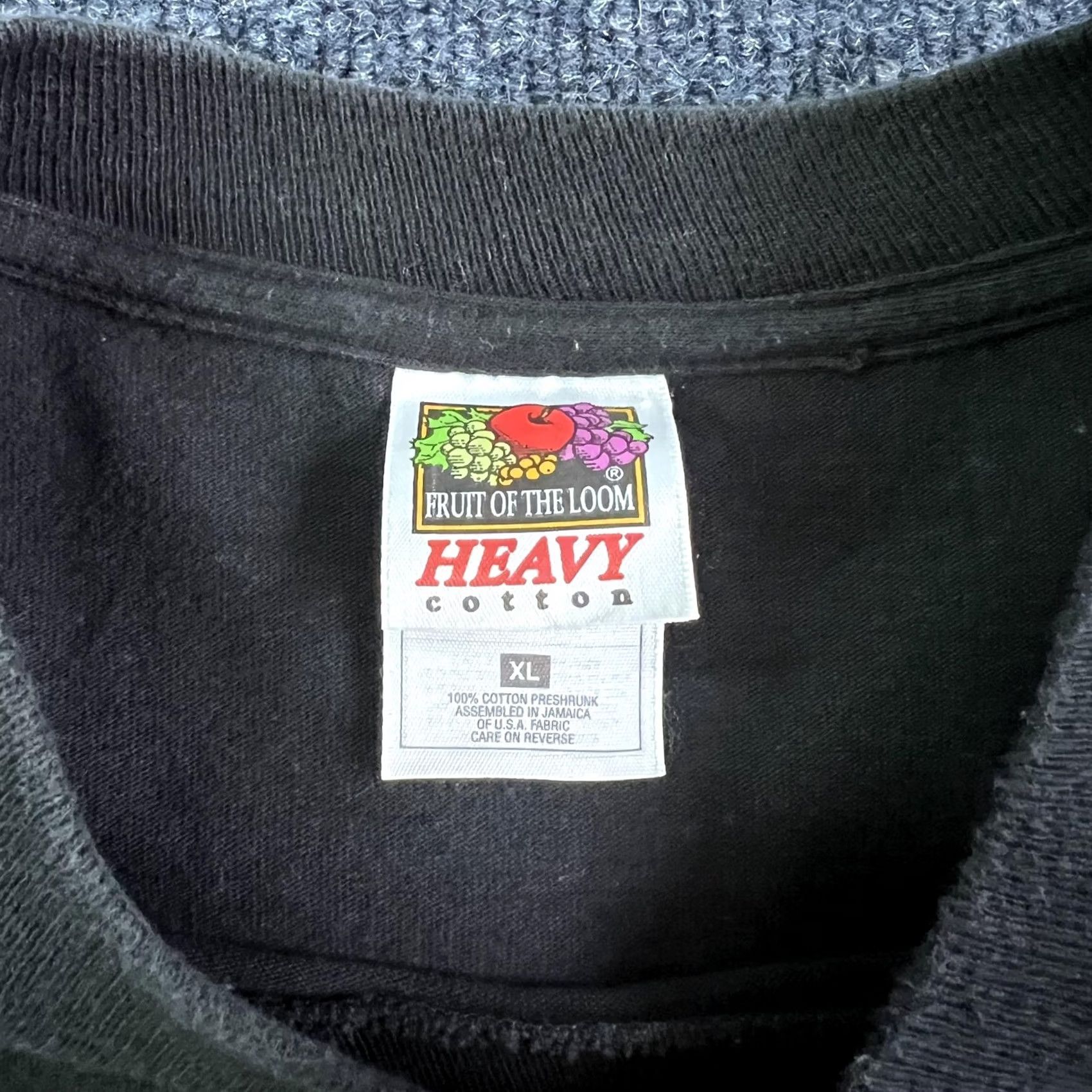 Fruit Of The Loom Vintage Repeat Offenders Shirt Mens XL Black Band Graphic Fruit Of The Loom 90s Size US XL / EU 56 / 4 - 5 Thumbnail