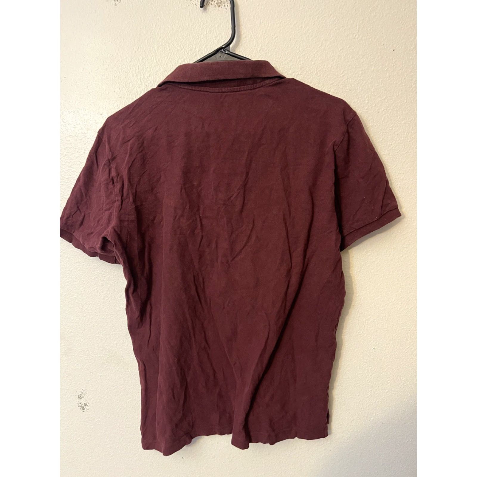 Gap GAP Stretch Polo Shirt Mens Small Burgundy Short Sleeve Retro Size US S / EU 44-46 / 1 - 3 Thumbnail