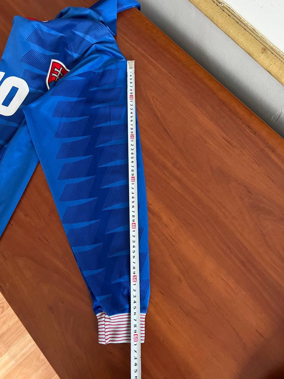 Nike 1996 SLOVAKIA #10 HOME MATCH WORN/ISSUED SOCCER JERSEY SHIRT Size US XL / EU 56 / 4 - 23 Thumbnail