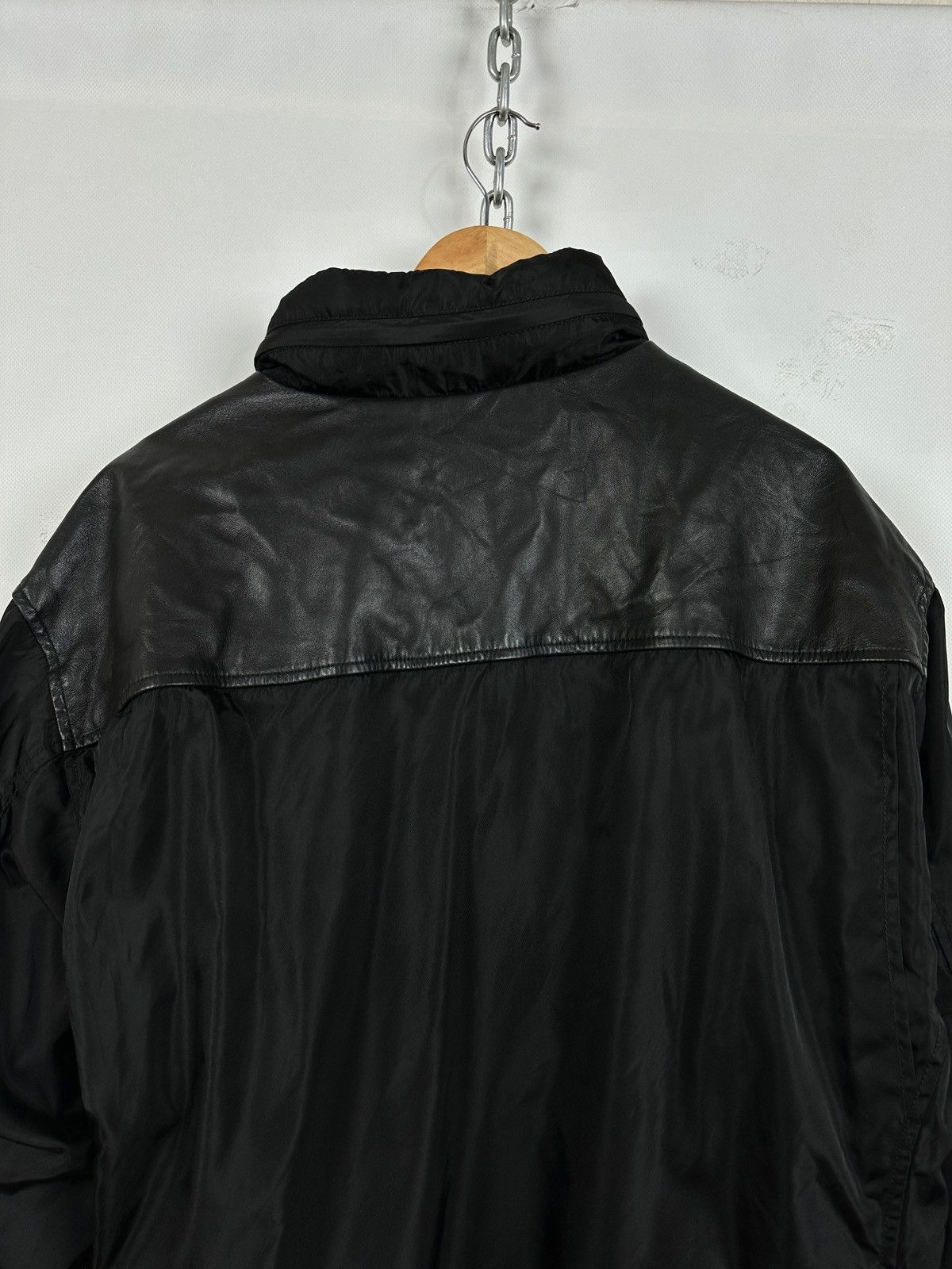 Prada Vintage Prada Nylon / Leather Jacket Coat + Lining Size US XL / EU 56 / 4 - 18 Thumbnail