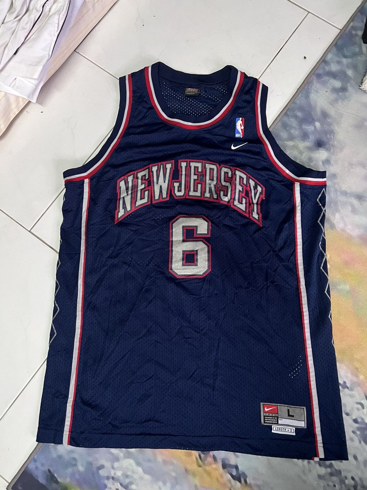 Nike Vintage NBA nike New Jersey Size US L / EU 52-54 / 3 - 1 Thumbnail