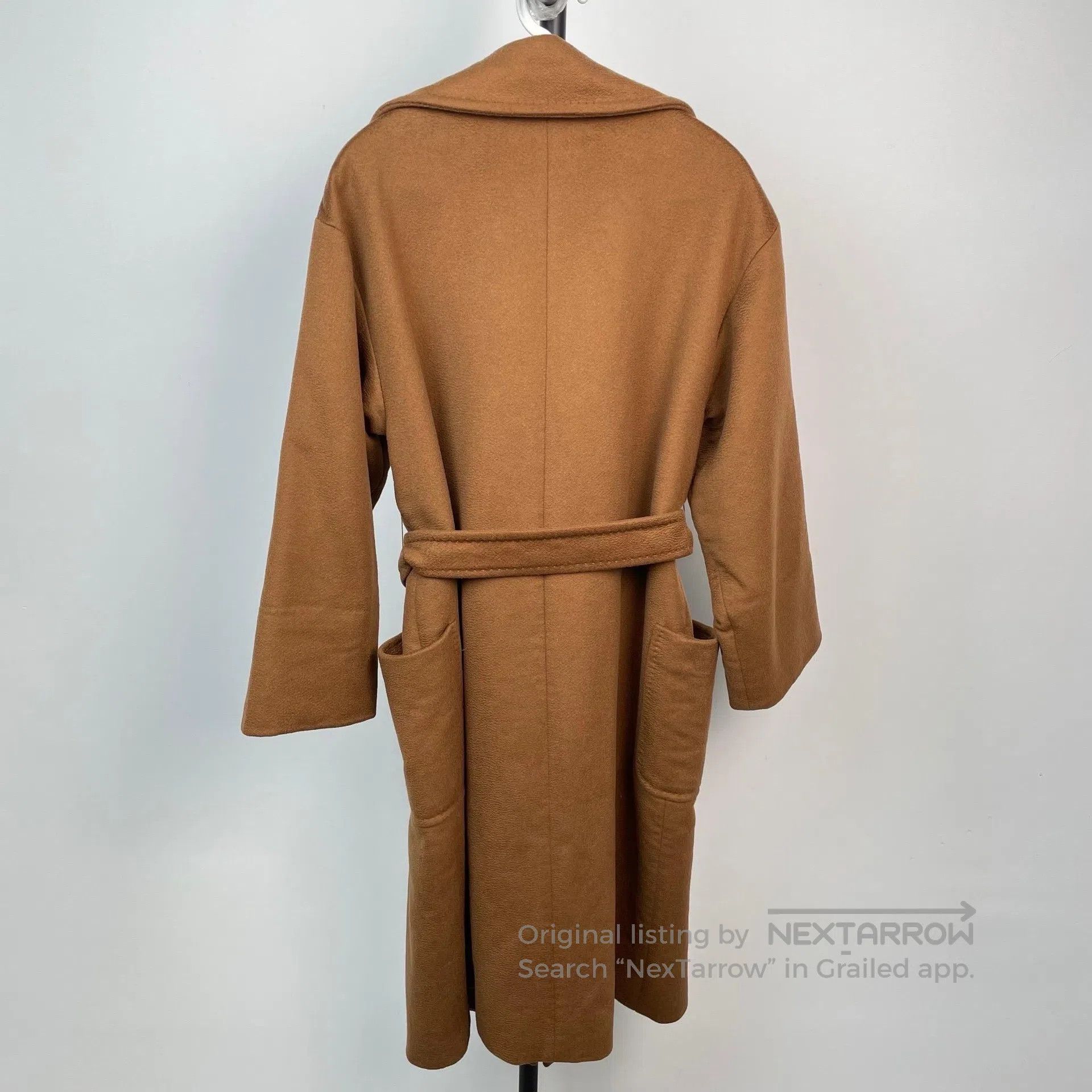 Max Mara Max Mara Caramel wave patterned coat| Size XS / US 0-2 / IT 36-38 - 2 Thumbnail