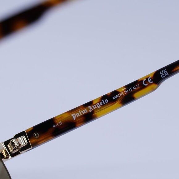Palm Angels Palm Angels PERI10I KING 6064 Sunglasses Gold/Havana Shield Size ONE SIZE - 9 Thumbnail