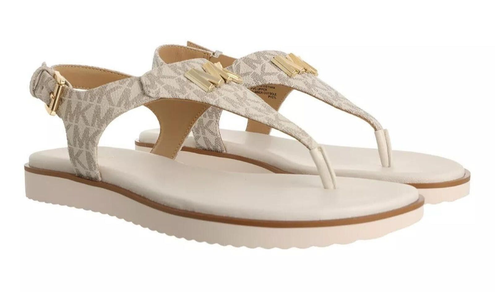 Michael Kors Michael Kors Jilly Flat Sandal Thong Shoes Vanilla 10 M Size US 10 / IT 40 - 1 Thumbnail