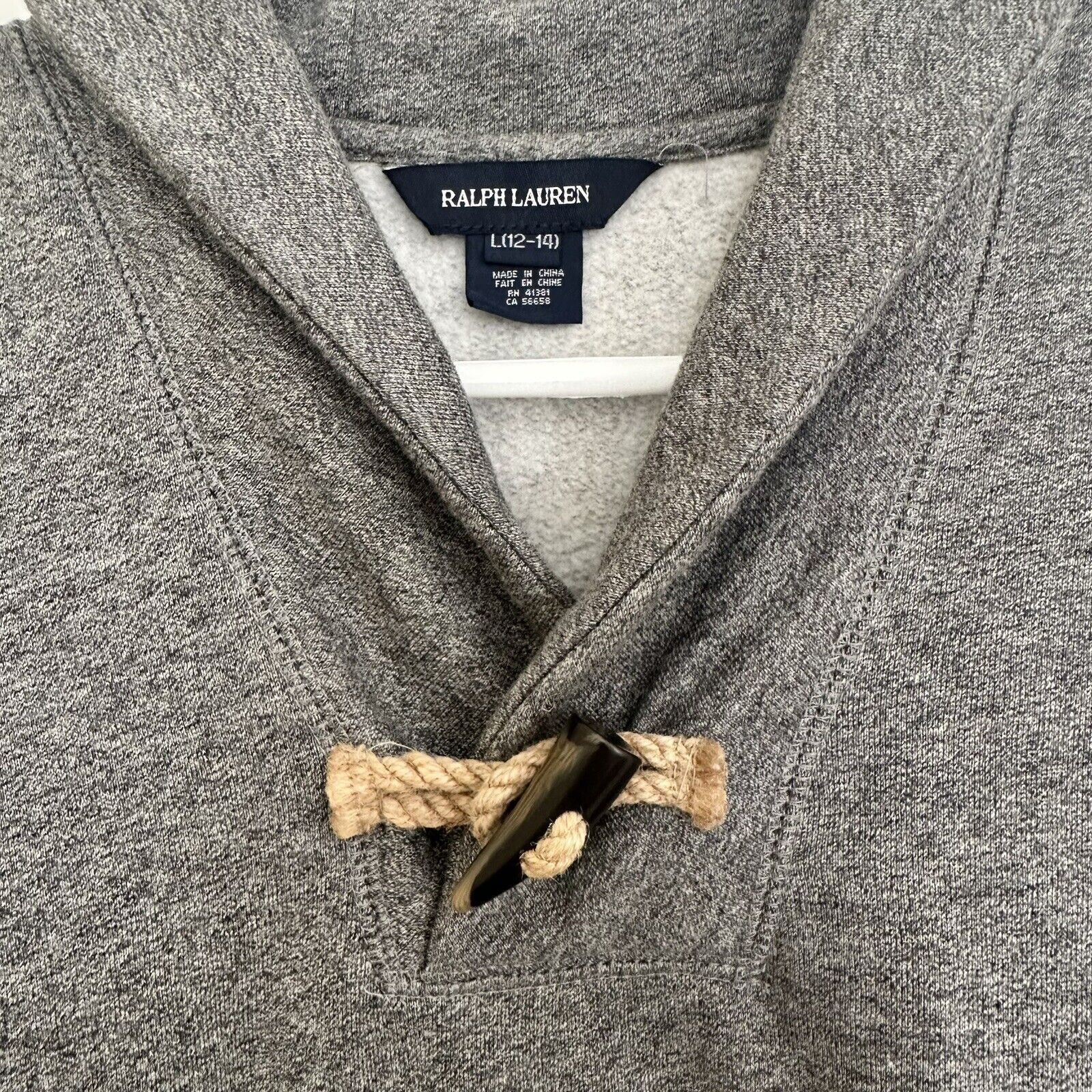 Ralph Lauren Ralph Lauren Grey Preppy Sweater Dress Girls L 12-14 Size L / US 10 / IT 46 - 2 Thumbnail