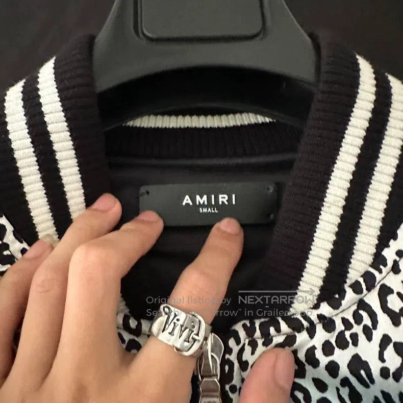 Amiri Amiri Size S Silk Rainbow Leopard Bomber Jacket Size US S / EU 44-46 / 1 - 4 Thumbnail