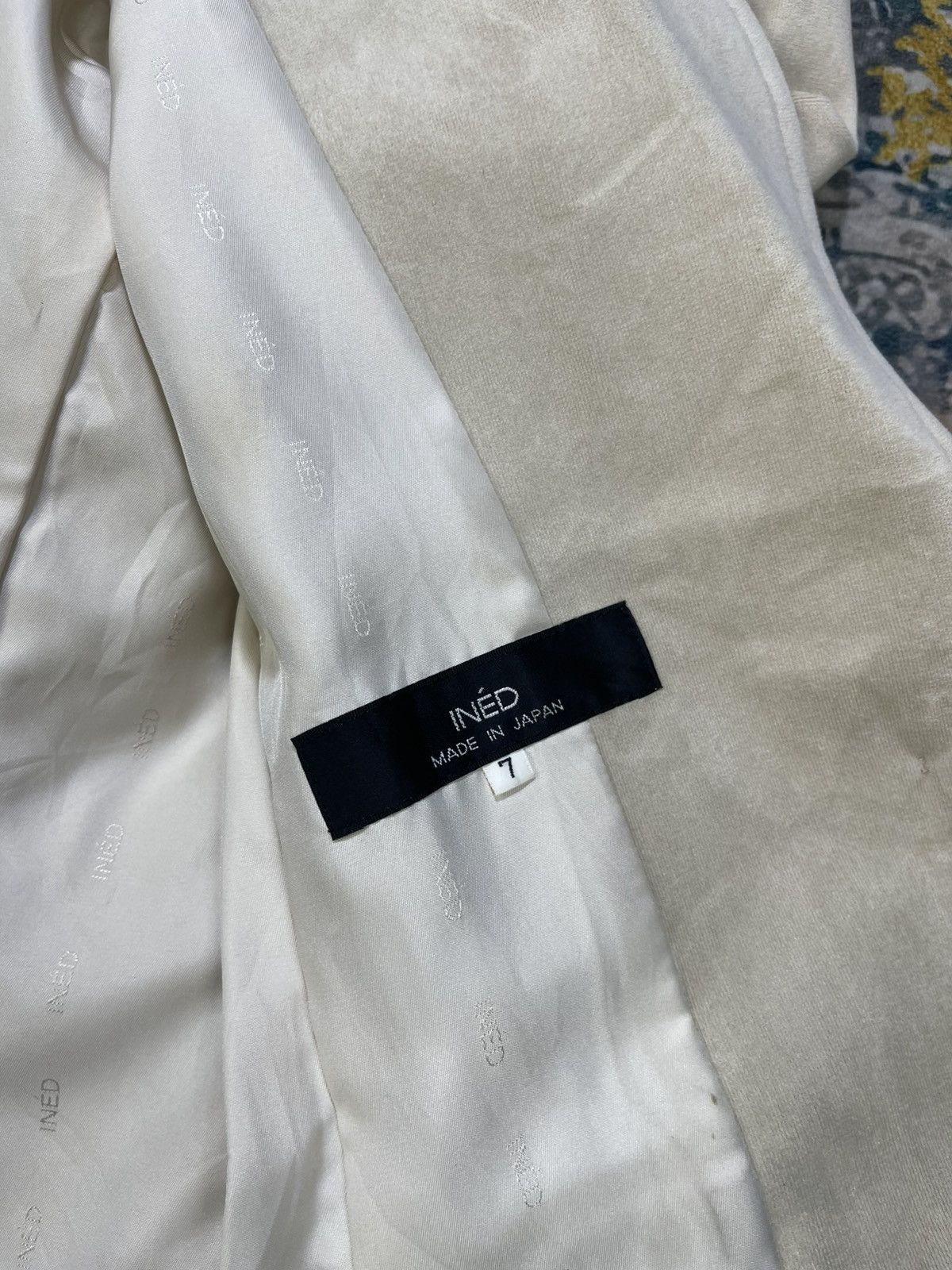 Yohji Yamamoto Yohji Yamamoto Ined Velour Greige Jacket Size S / US 4 / IT 40 - 12 Thumbnail