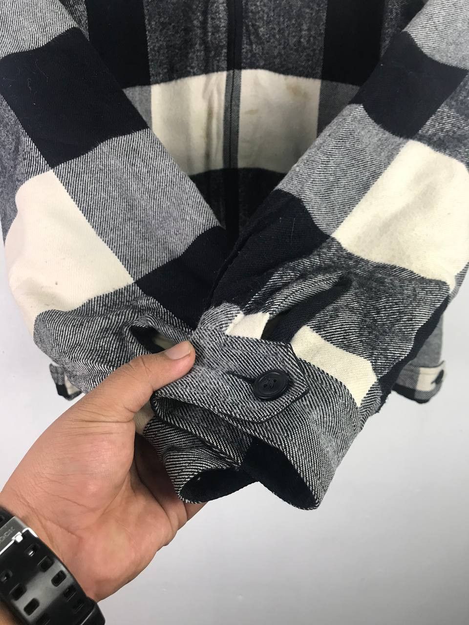 Japanese Brand × Vintage Vintage Collins full Zipper Wool Jacket Size US L / EU 52-54 / 3 - 8 Thumbnail