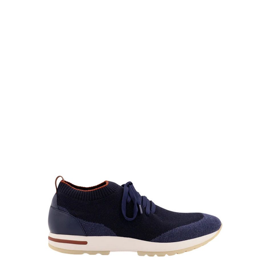 LORO PIANA $1085 360 LP Flexy Walk Blue Sneakers New & Authe