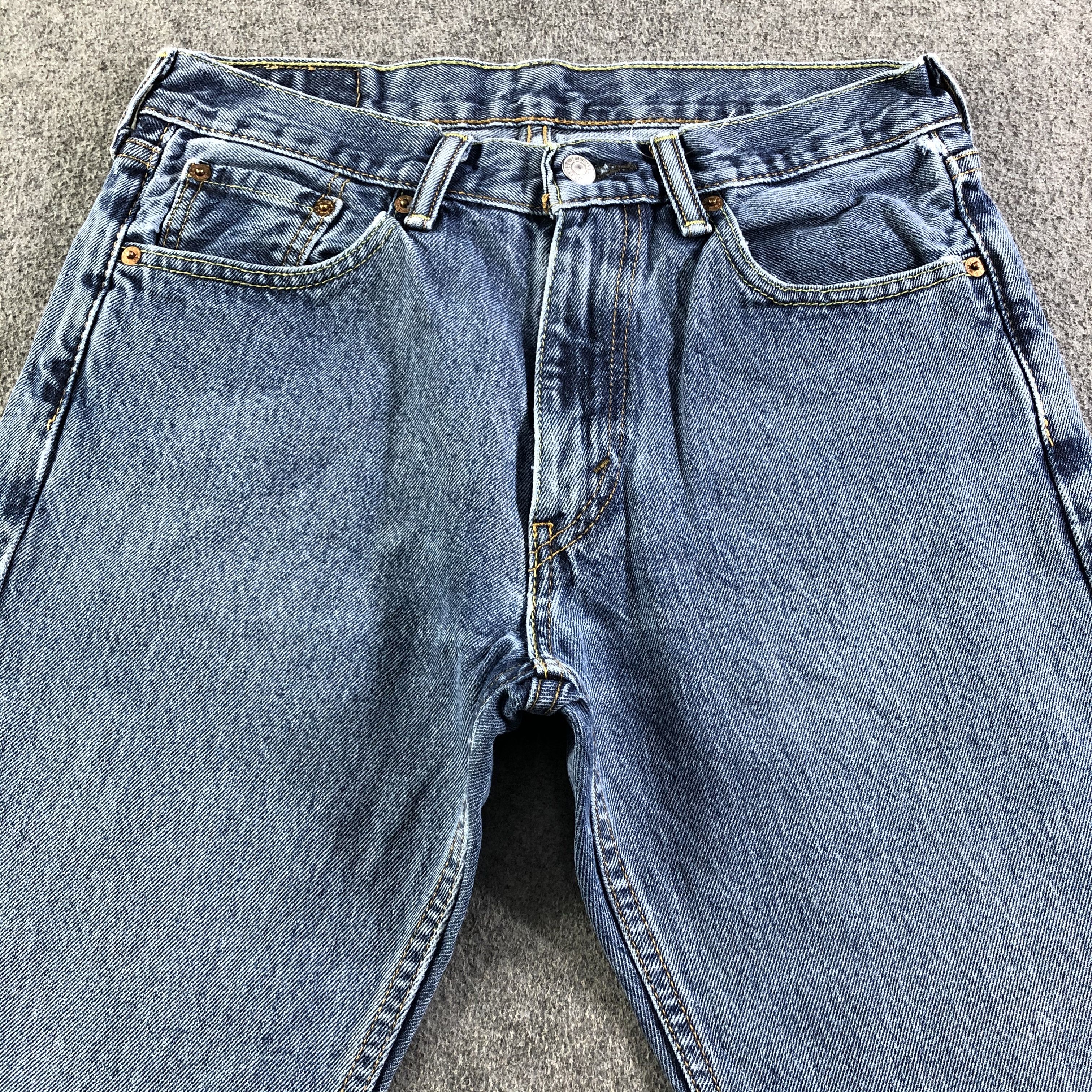 Levi's Vintage Blue Wash Levis 505 Jeans-J3473 Size US 31 - 3 Thumbnail