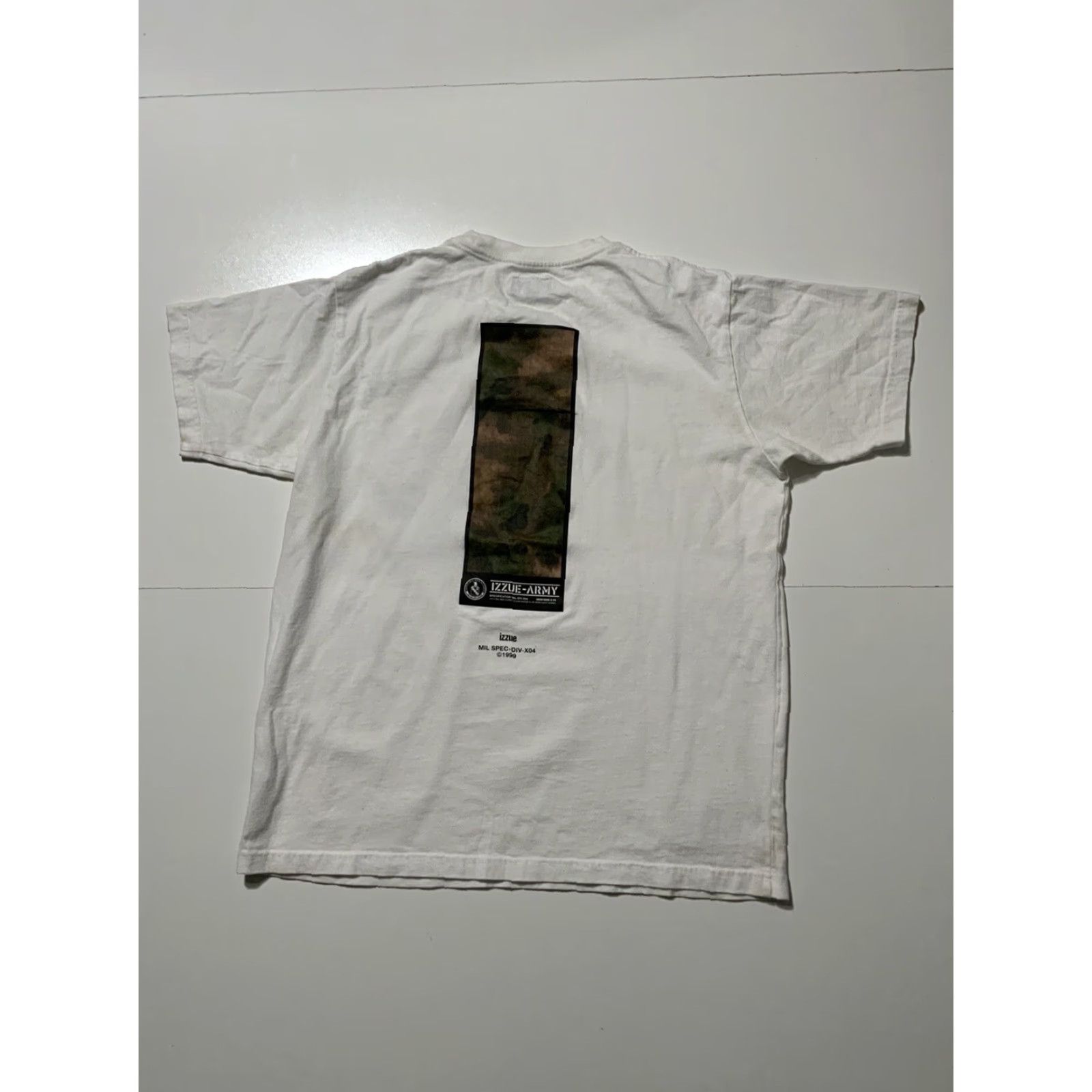 izzue VINTAGE Izzue Army Mil-Spec Camouflage White Union Made T-Shirt XL Men Shirt Size US XL / EU 56 / 4 - 2 Thumbnail