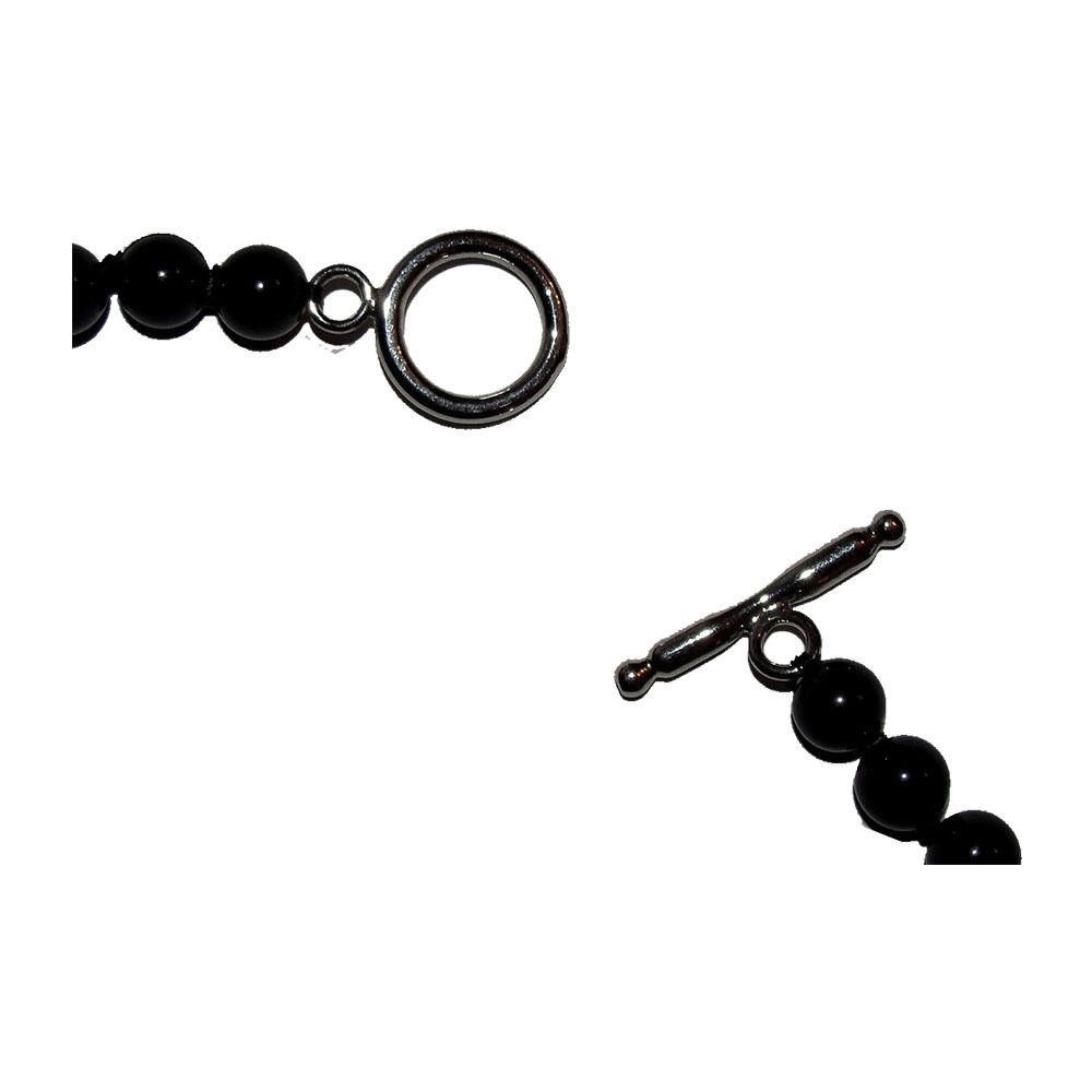 Designer Black Onyx Beaded Flapper Rope Necklace Alberto Juan Size ONE SIZE - 5 Thumbnail