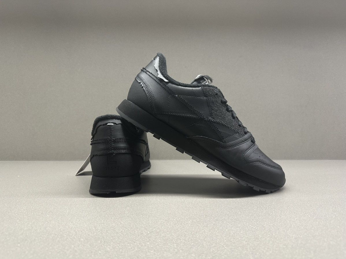 Maison Margiela × Reebok Reebok Classic Leather Maison Margiela Memory Of Black Size US 10.5 / EU 43-44 - 7 Thumbnail