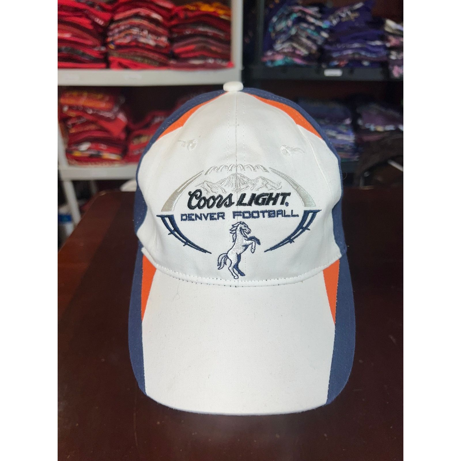 Vintage Denver Broncos Coors Light Hat NFL Football Beer Cap Size ONE SIZE - 2 Thumbnail