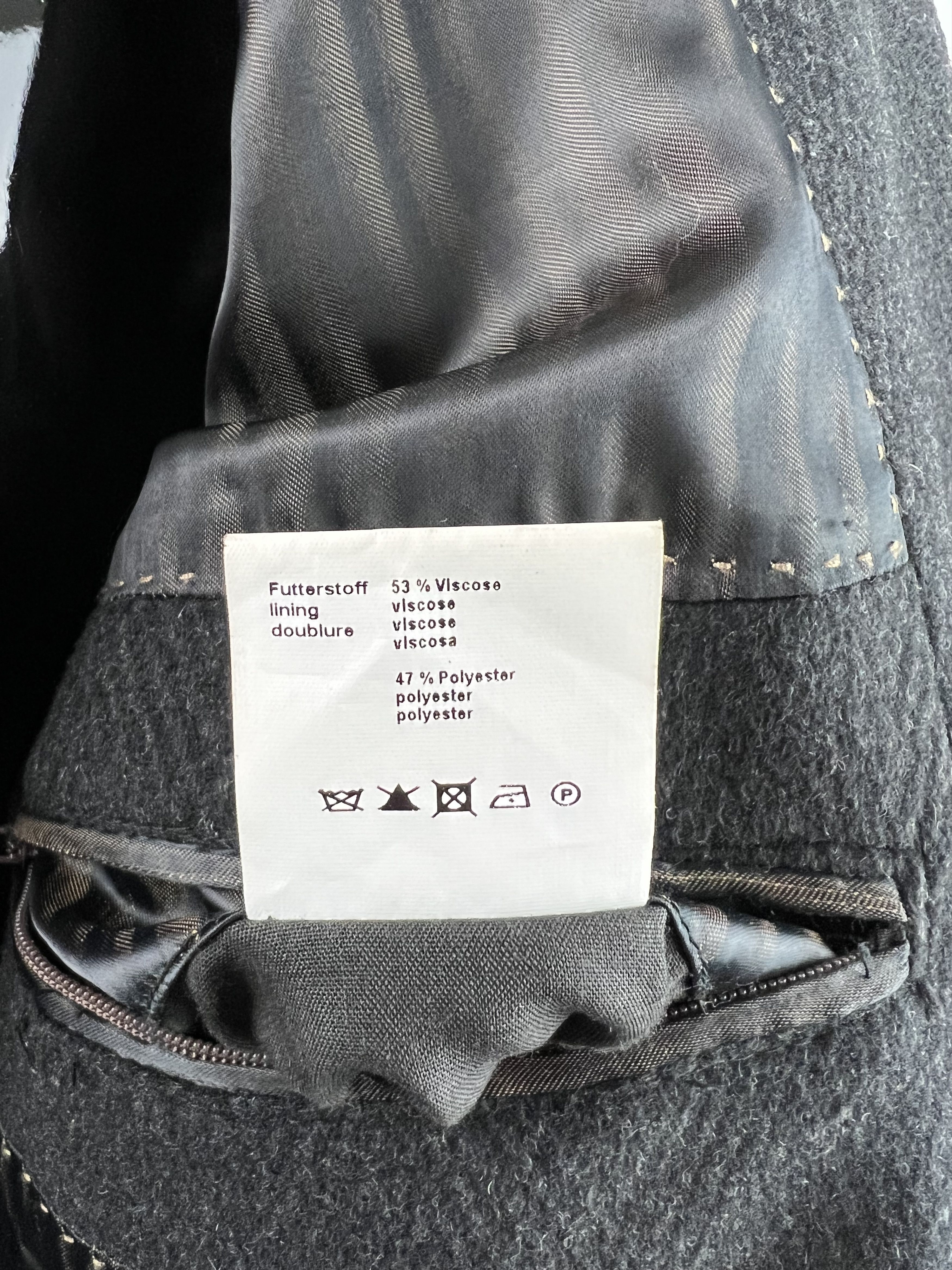 Other Roy Robson Men's Gray Wool Cashmere Heavy Coat Size 50 Size US M / EU 48-50 / 2 - 11 Thumbnail