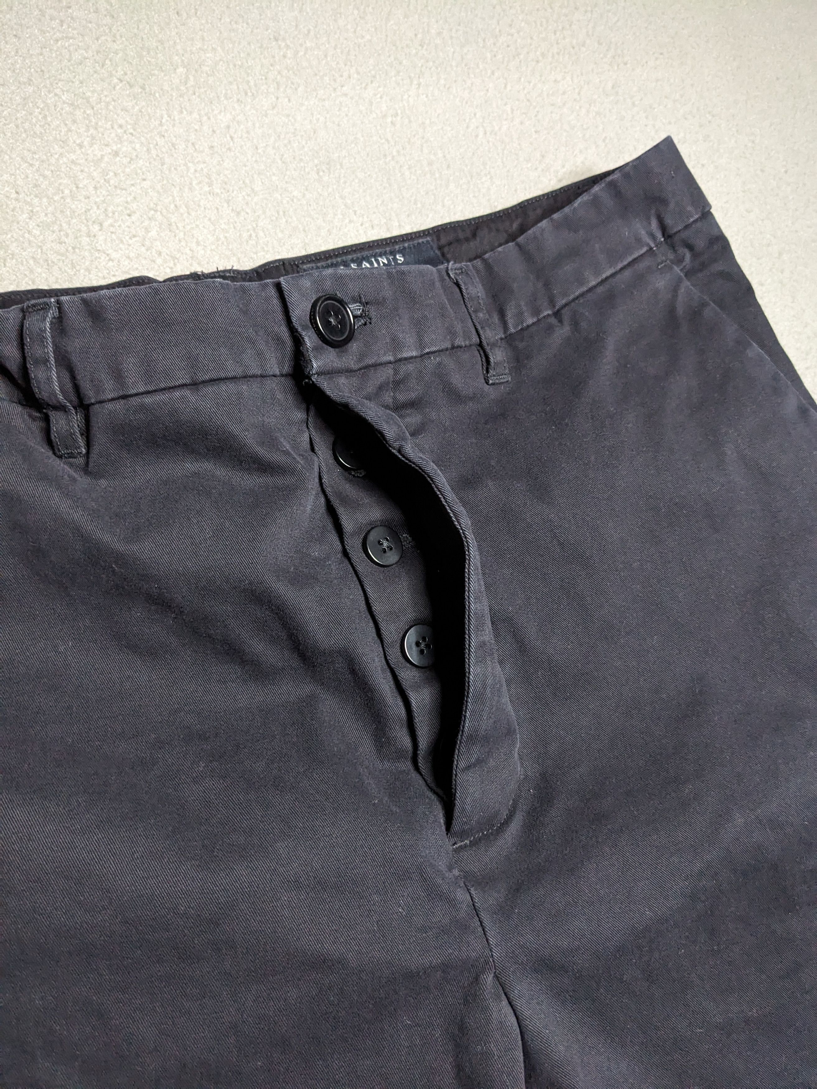 Allsaints All Saints Walde Chino Pants 34x29 Twill Trousers High Rise Size US 34 / EU 50 - 6 Thumbnail